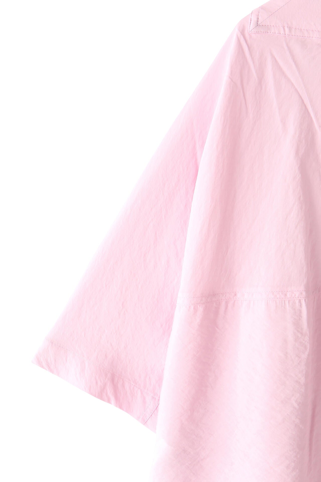 STUDIO NICHOLSON / TEXTURED VISCOSE SHORT SLEEVE TOP