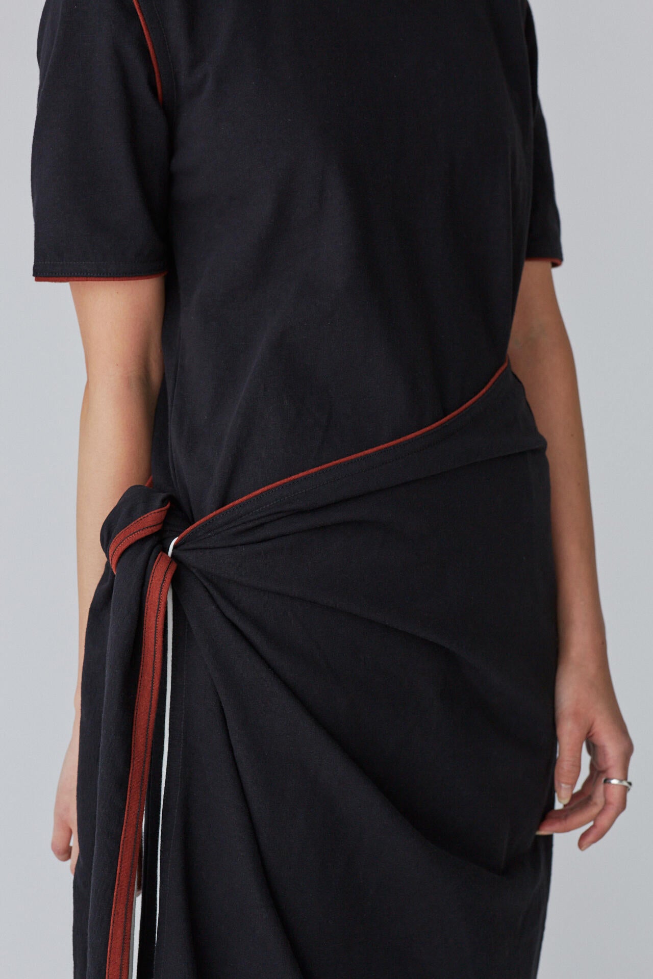 LEMAIRE / WRAP DRESS WITH BINDINGS