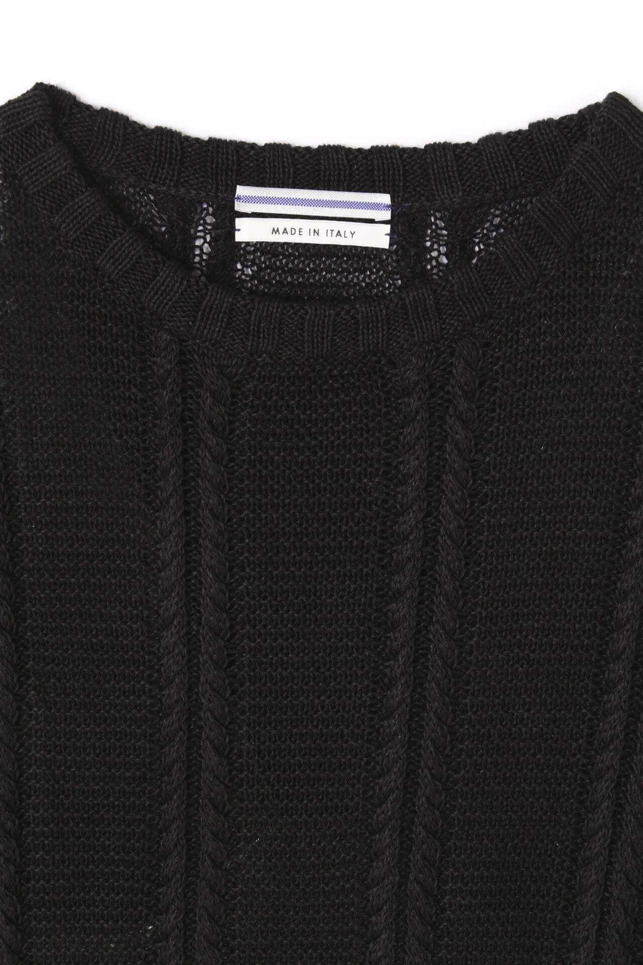 Cristaseya / LINEN CABLE KNIT SWEATER