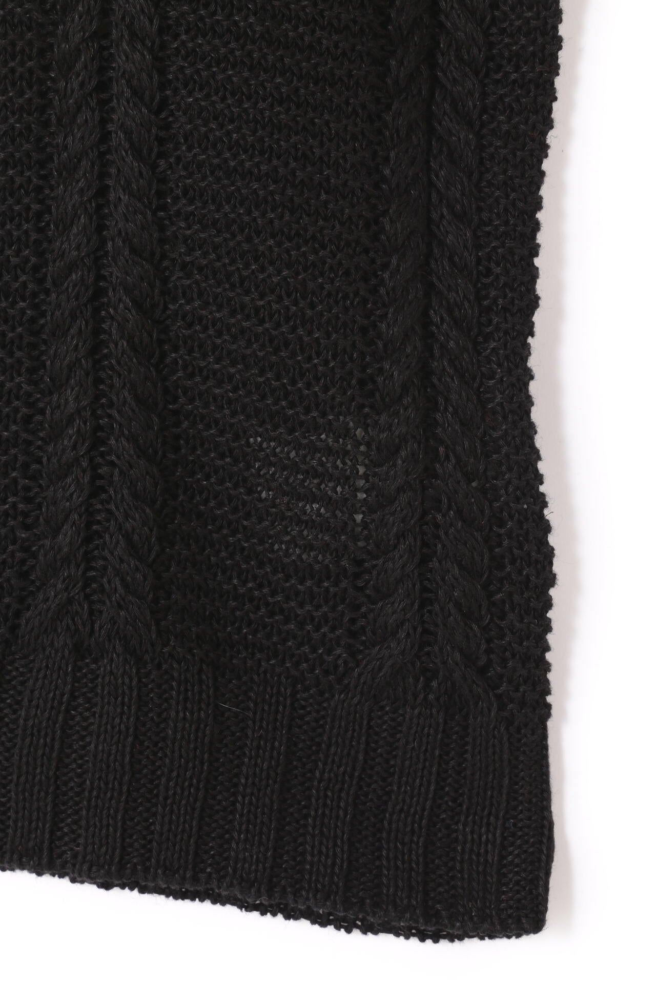 Cristaseya / LINEN CABLE KNIT SWEATER
