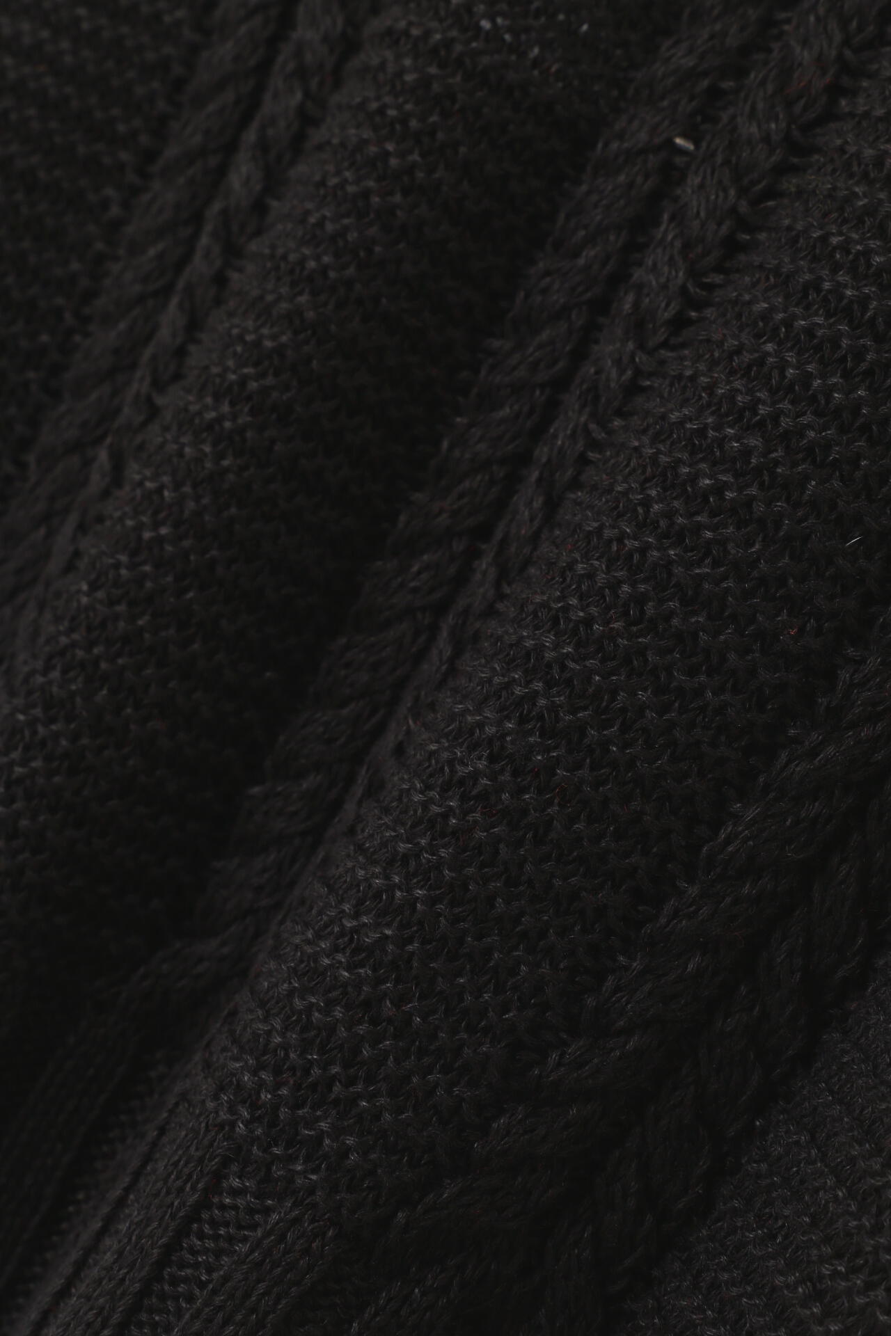 Cristaseya / LINEN CABLE KNIT SWEATER