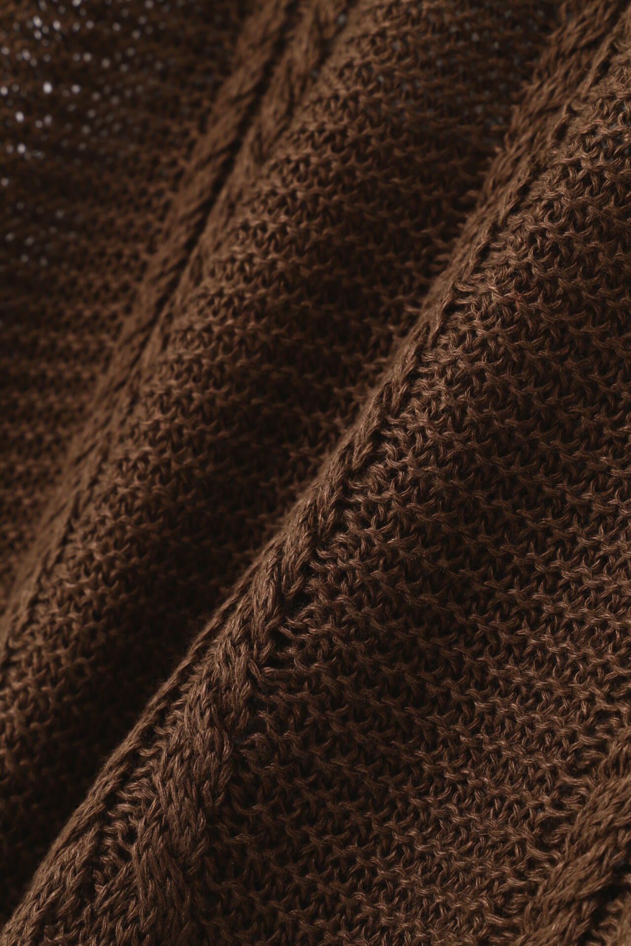 Cristaseya / LINEN CABLE KNIT SWEATER