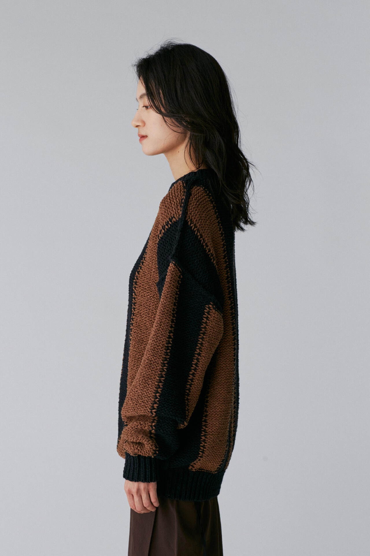 Cristaseya / FETTUCCIA STRIPED SWEATER