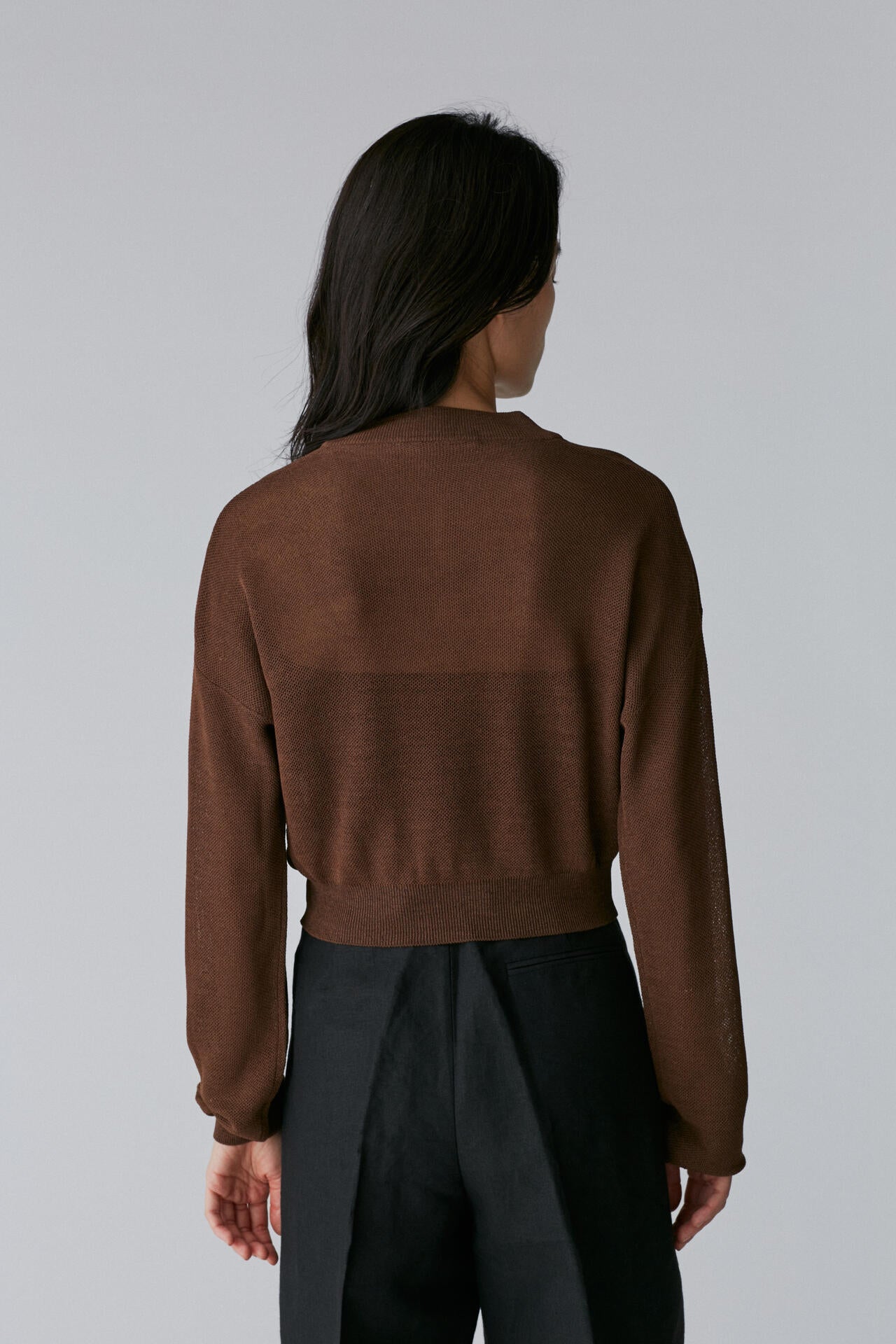 Cristaseya / SILK V NECK SWEATER