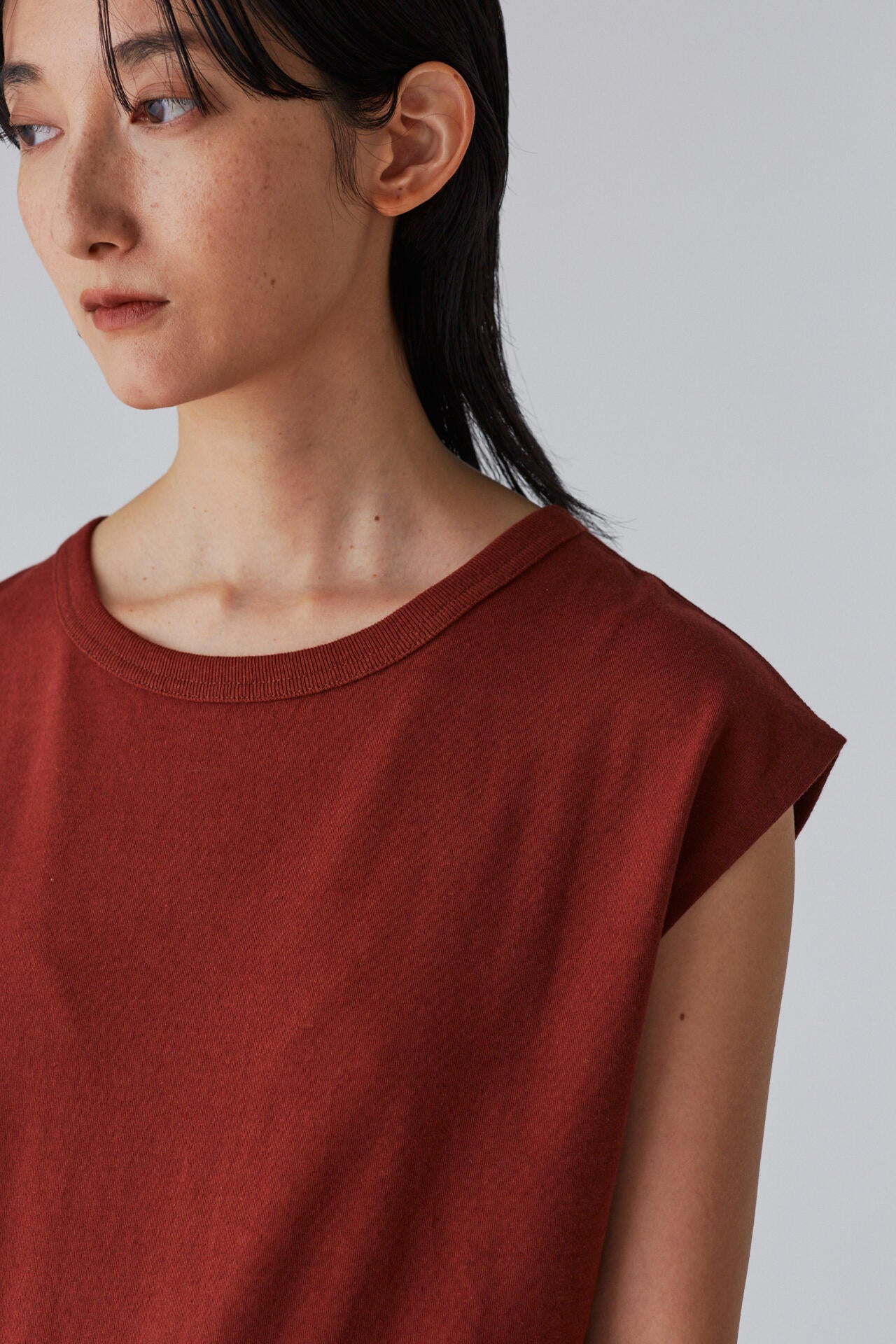 LEMAIRE / CAP SLEEVE T-SHIRT