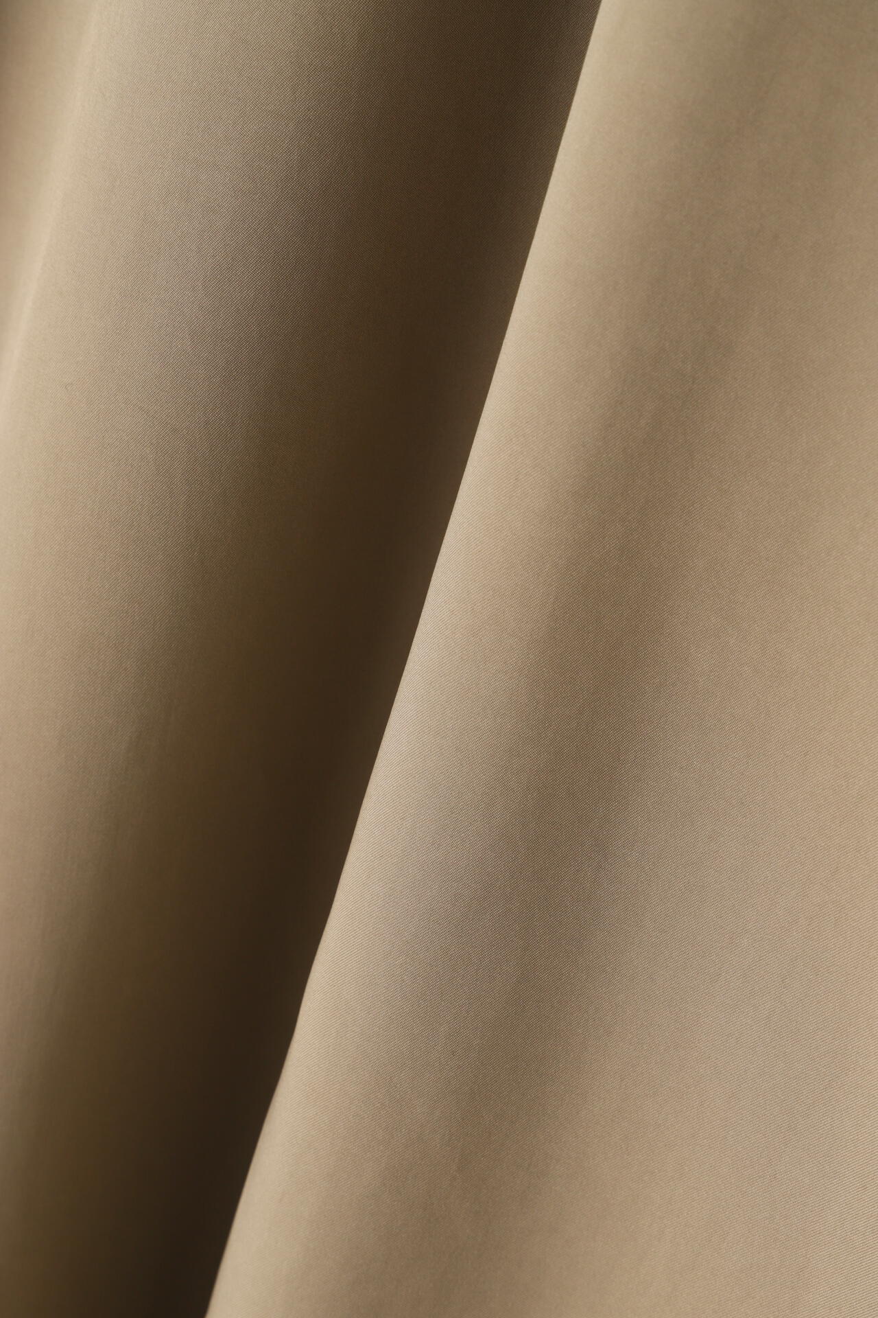 ATON / VINTAGE NYLON TWILL FLARED SKIRT