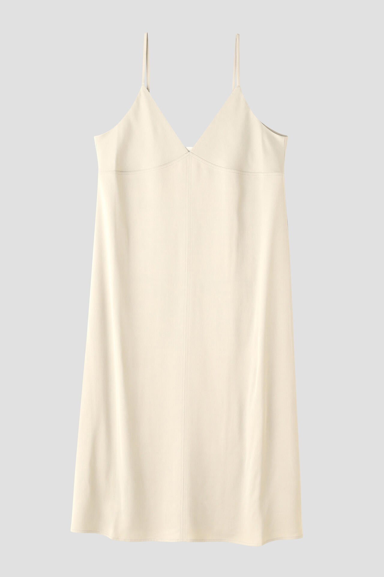 STUDIO NICHOLSON / CREPE BK VISC SATIN SLIP DRESS