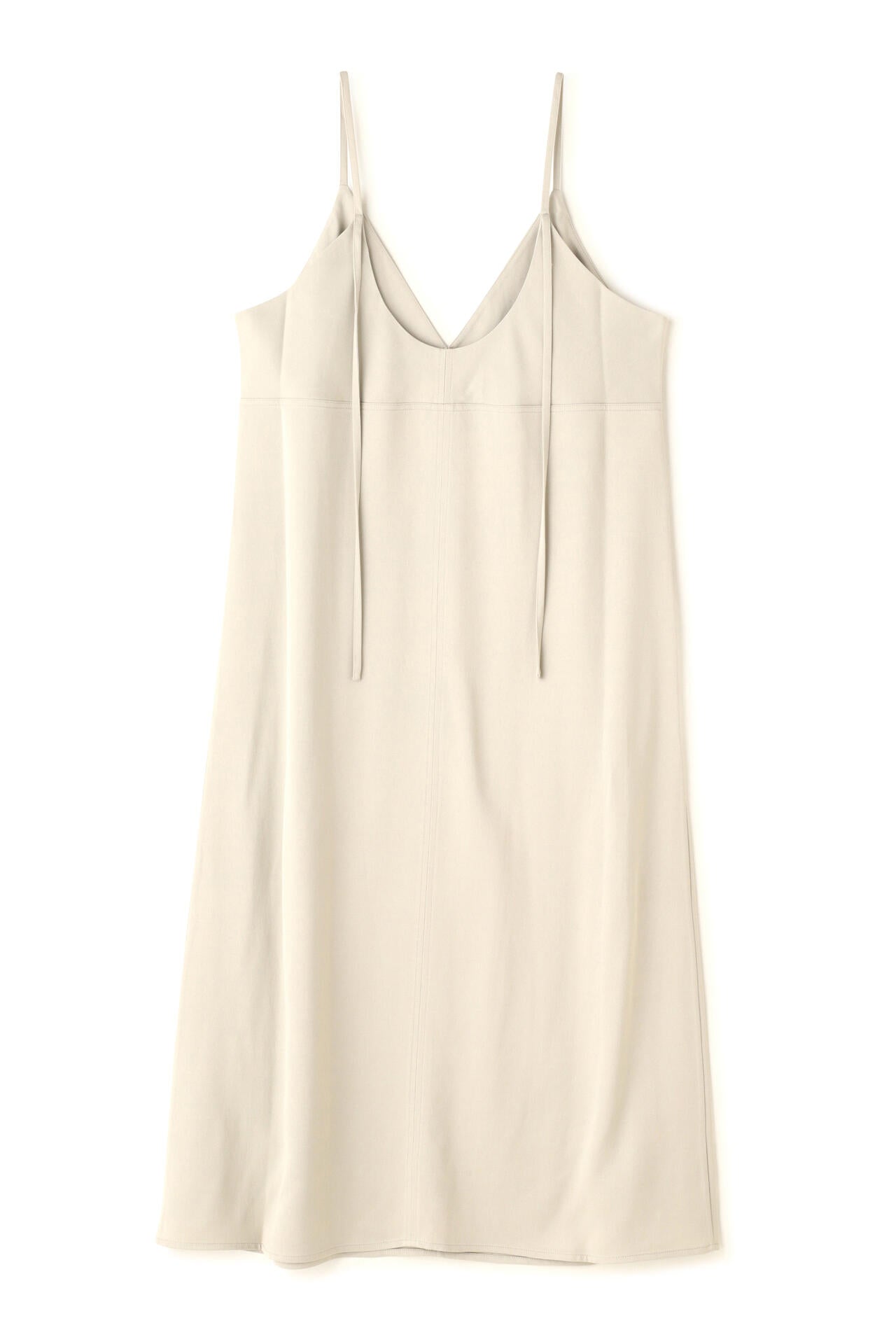 STUDIO NICHOLSON / CREPE BK VISC SATIN SLIP DRESS