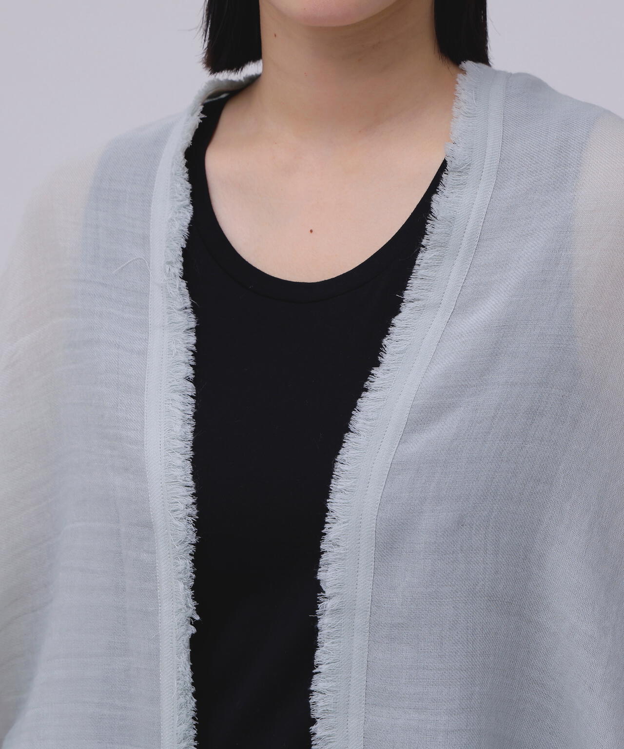 IKORRE / SMALL PONCHO SUMMER WOOL