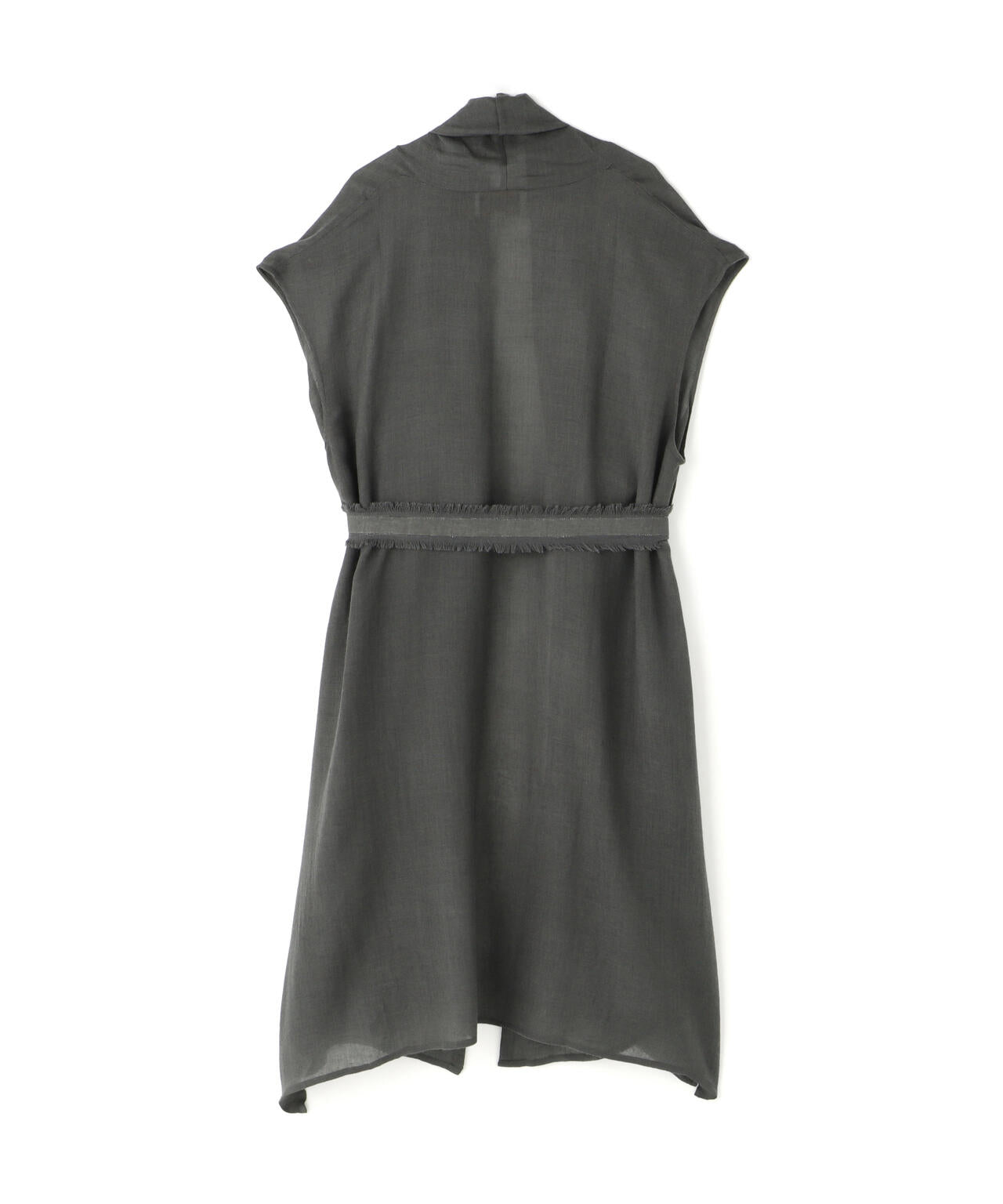 IKORRE / LONG VEST WITH FRINGE & BELT