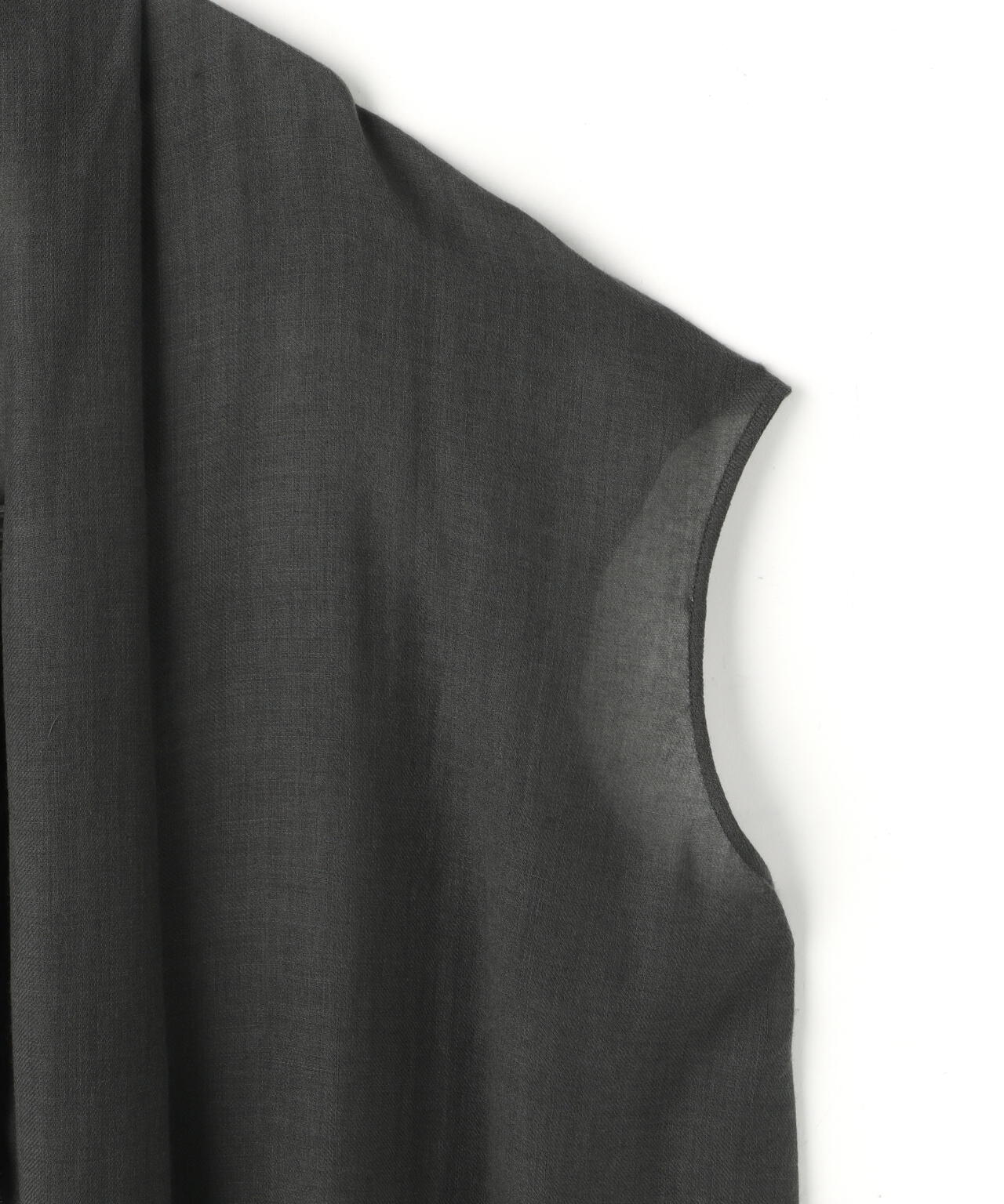 IKORRE / LONG VEST WITH FRINGE & BELT
