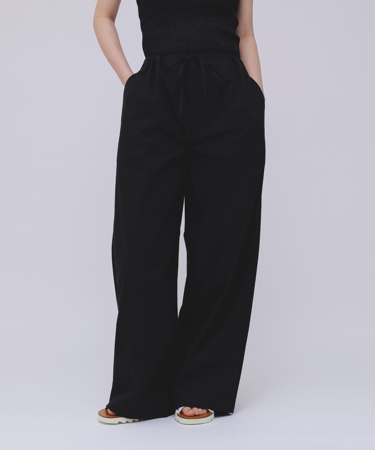 Cristaseya / MAXI LARGE PANTS WITH DRAWSTRINGS