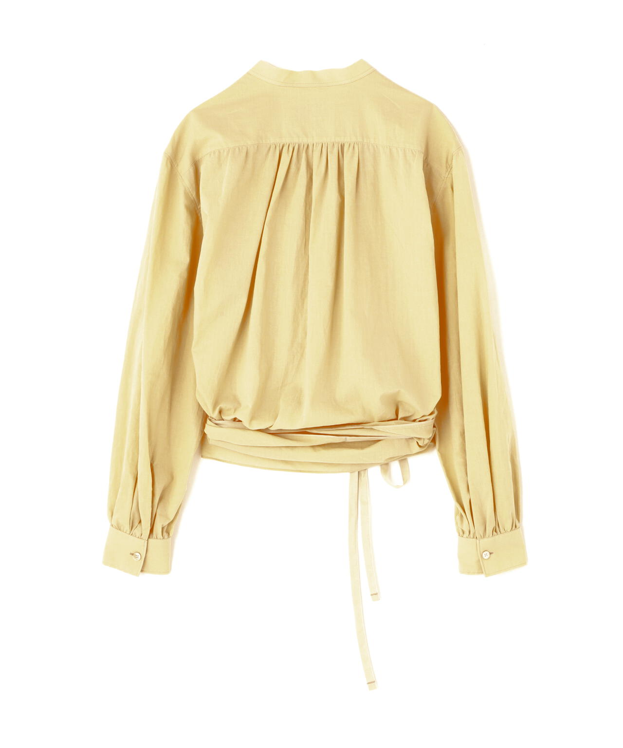 LEMAIRE / ICE APRICOT WRAP BLOUSE
