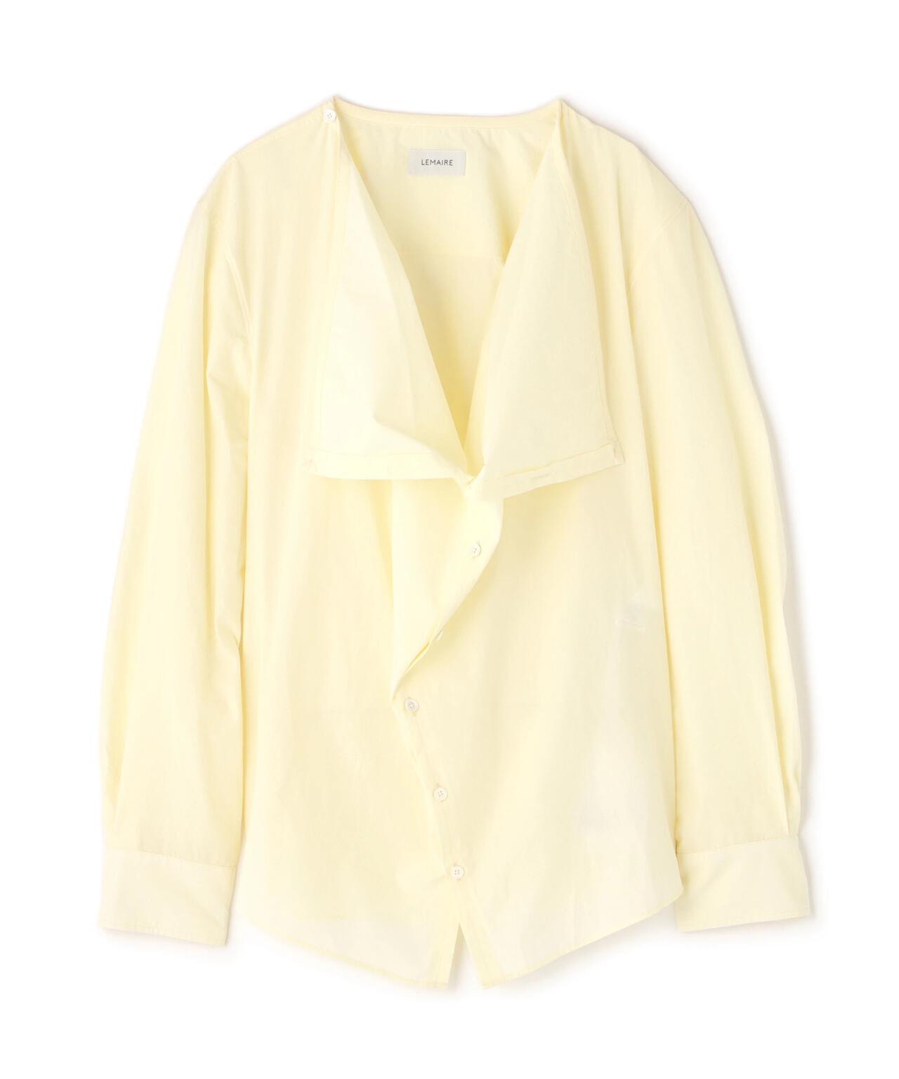 LEMAIRE / ALMOND MILK SOFT COLLAR BLOUSE