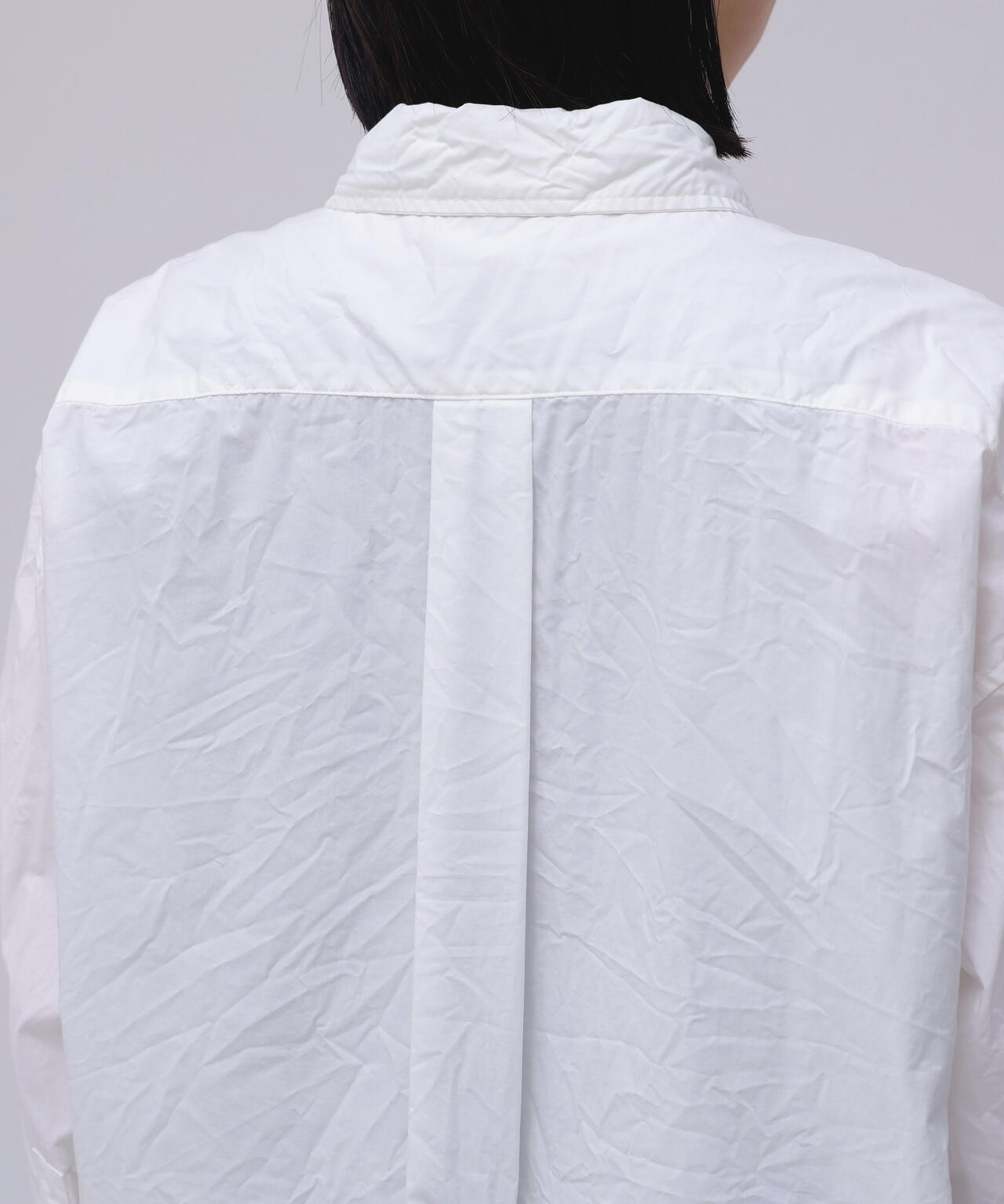 SAYAKA DAVIS / CRINKLED OVERSIZED SHIRT