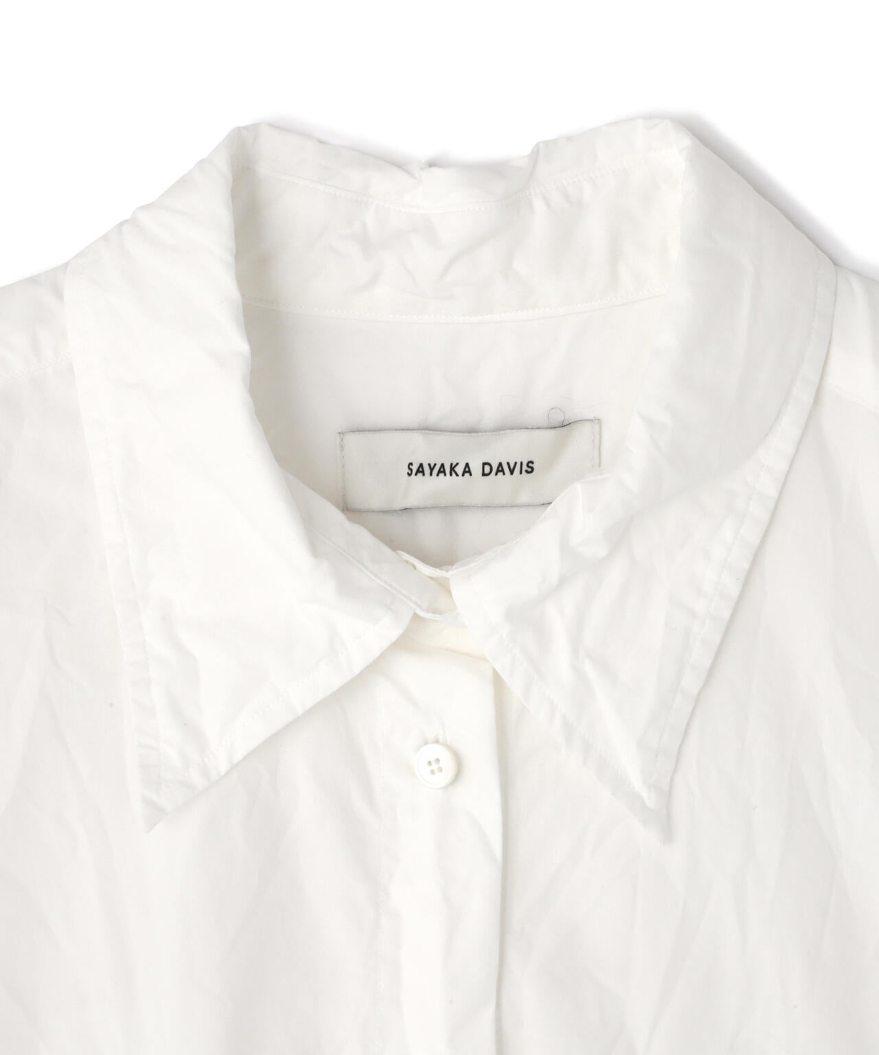 SAYAKA DAVIS / CRINKLED OVERSIZED SHIRT
