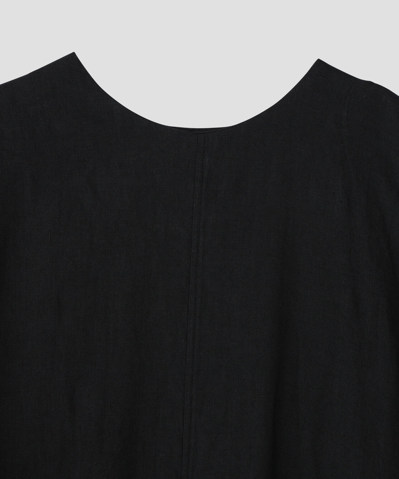 ATON / NATURAL DYED LINEN LAWN TUCKED DRESS
