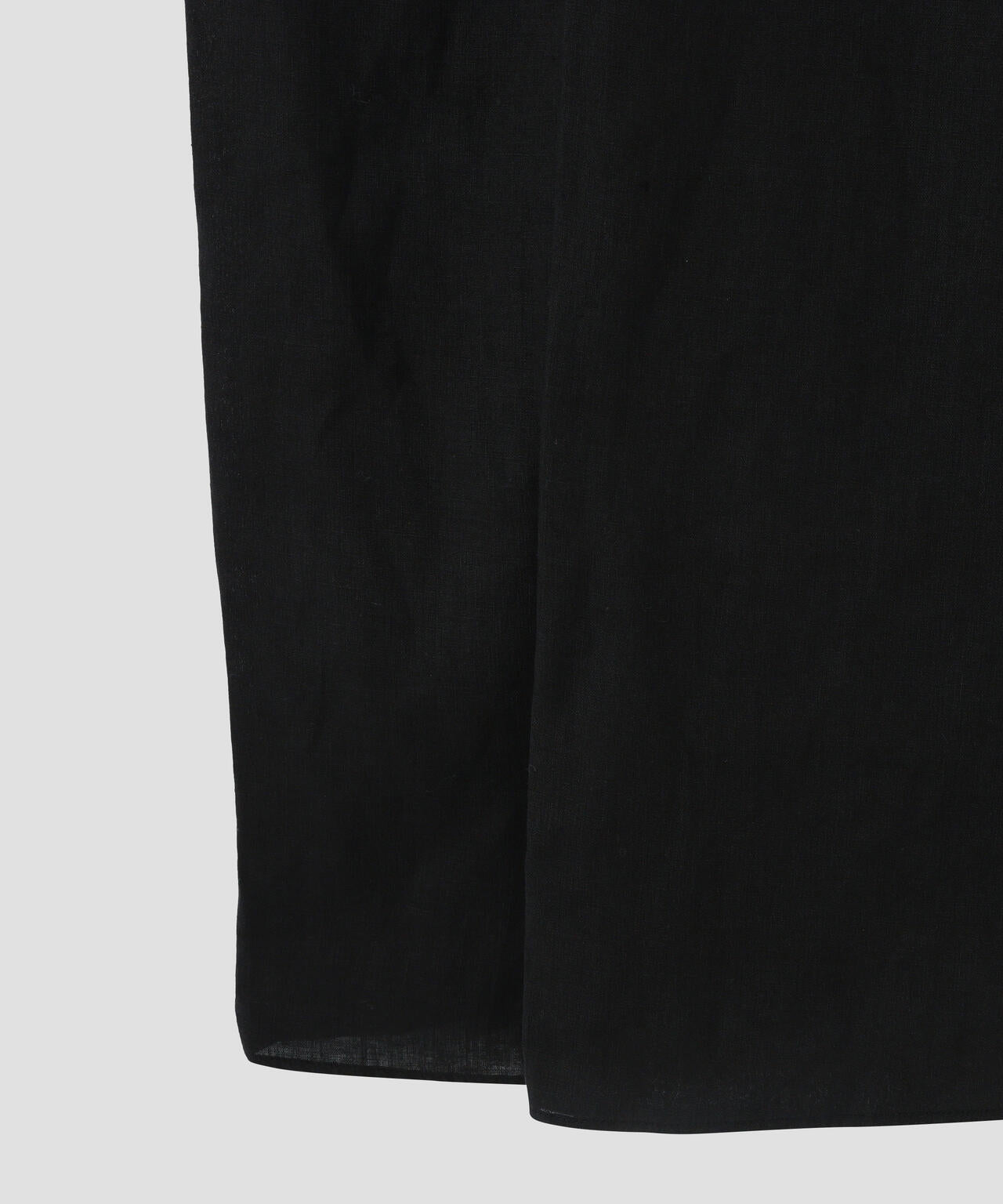 ATON / NATURAL DYED LINEN LAWN TUCKED DRESS