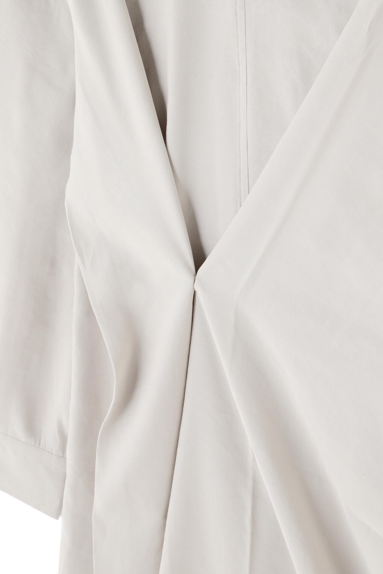STUDIO NICHOLSON / MODAL HABOTAI ASSYMETRIC FOLD FRONT DRESS