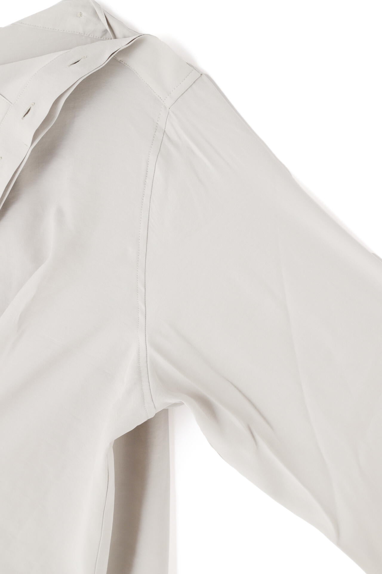 STUDIO NICHOLSON / MODAL HABOTAI ASSYMETRIC FOLD FRONT DRESS