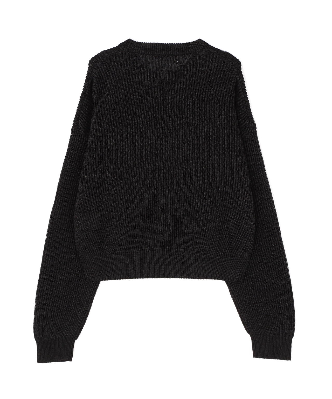 Cristaseya / WASHI PAPER DROPSHOULDER CROPPED SWEATER