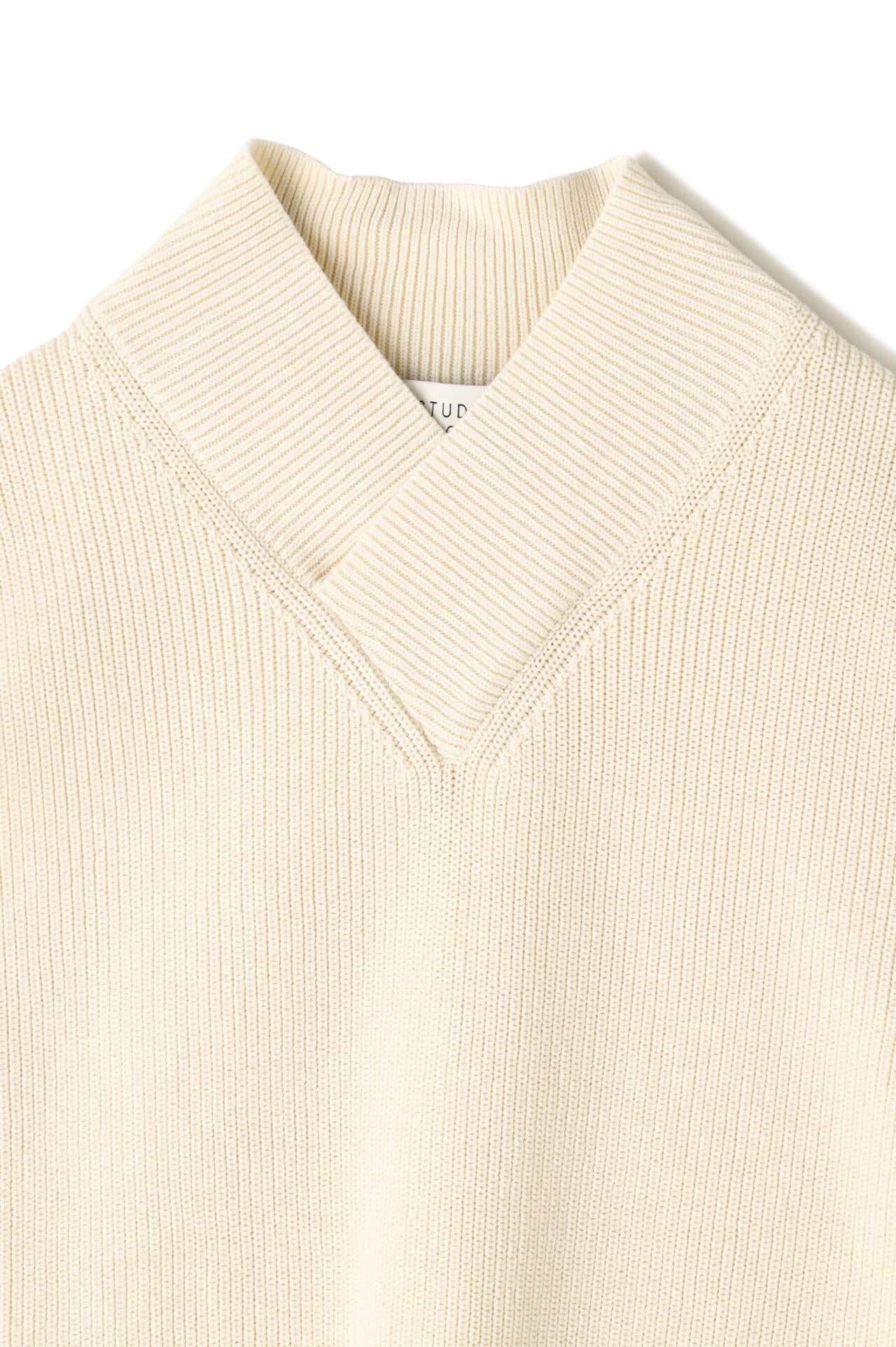 STUDIO NICHOLSON / DRY COTTON RIB 7G VEST