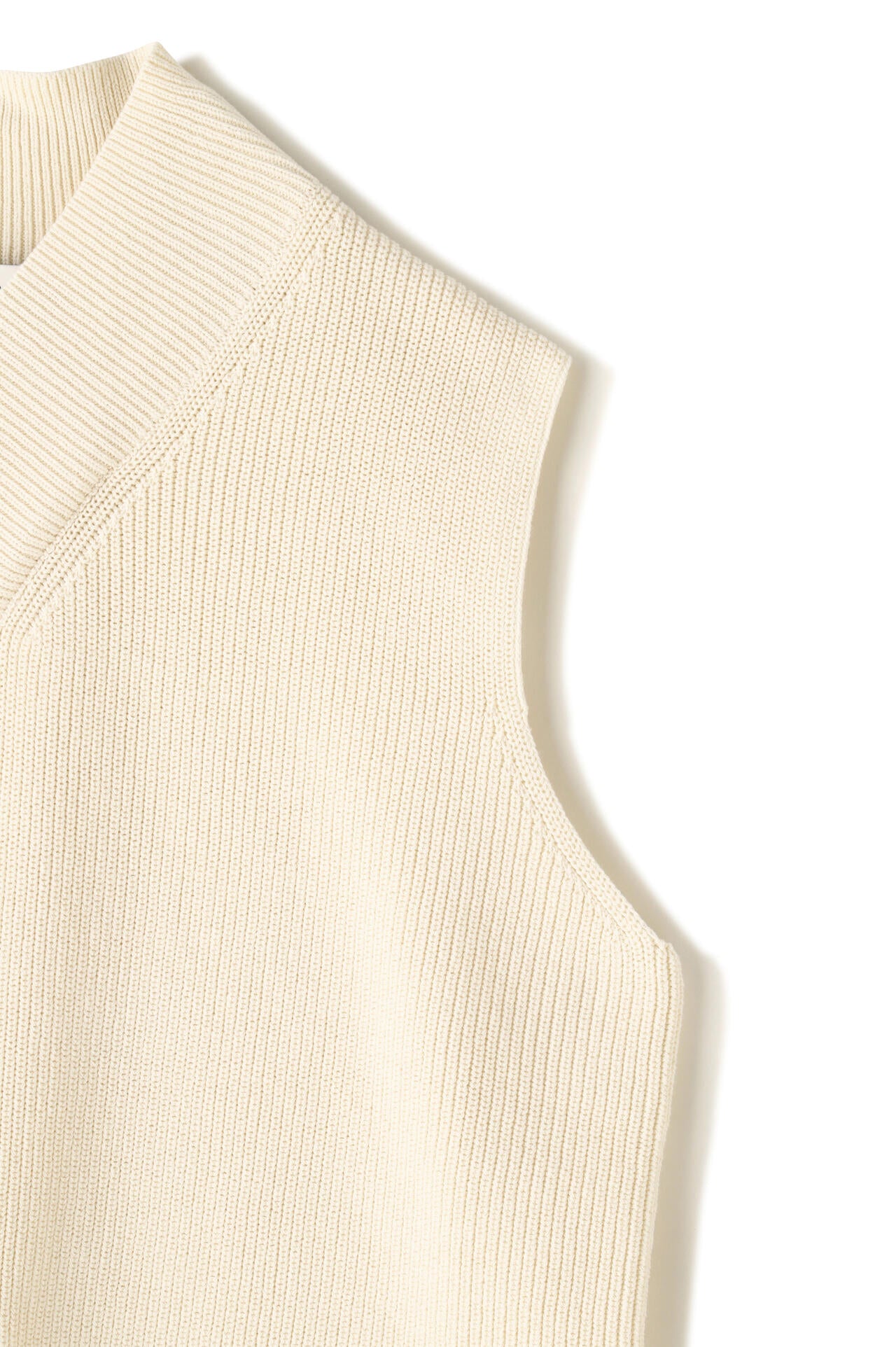 STUDIO NICHOLSON / DRY COTTON RIB 7G VEST
