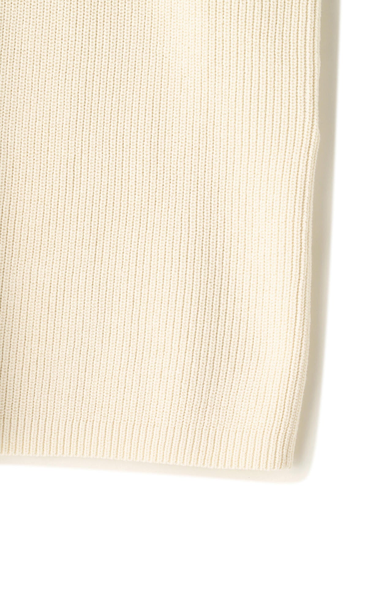 STUDIO NICHOLSON / DRY COTTON RIB 7G VEST