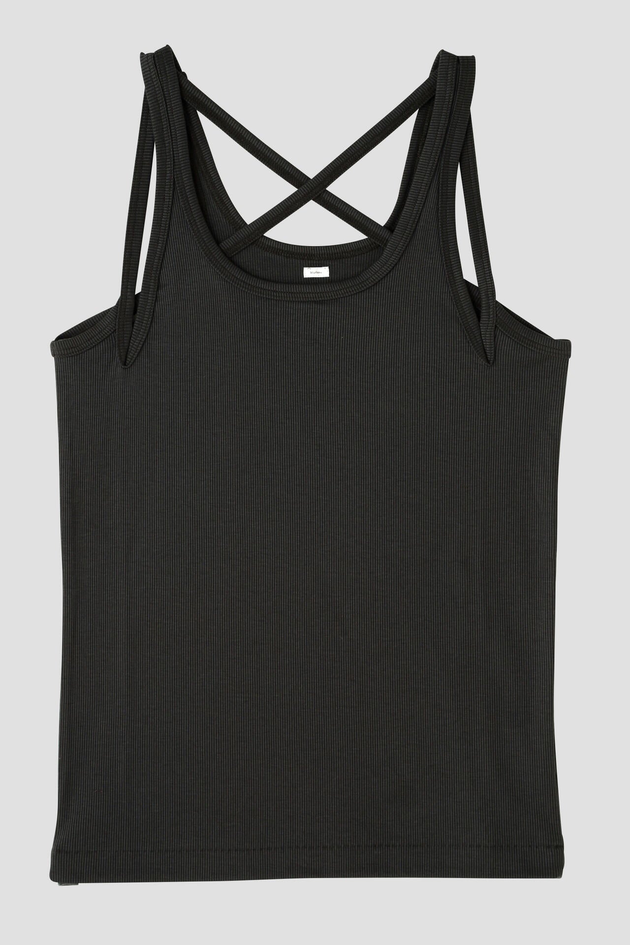 blurhms / LYOCELL-COTTON RIB DOBLE STRAP TANKTOP