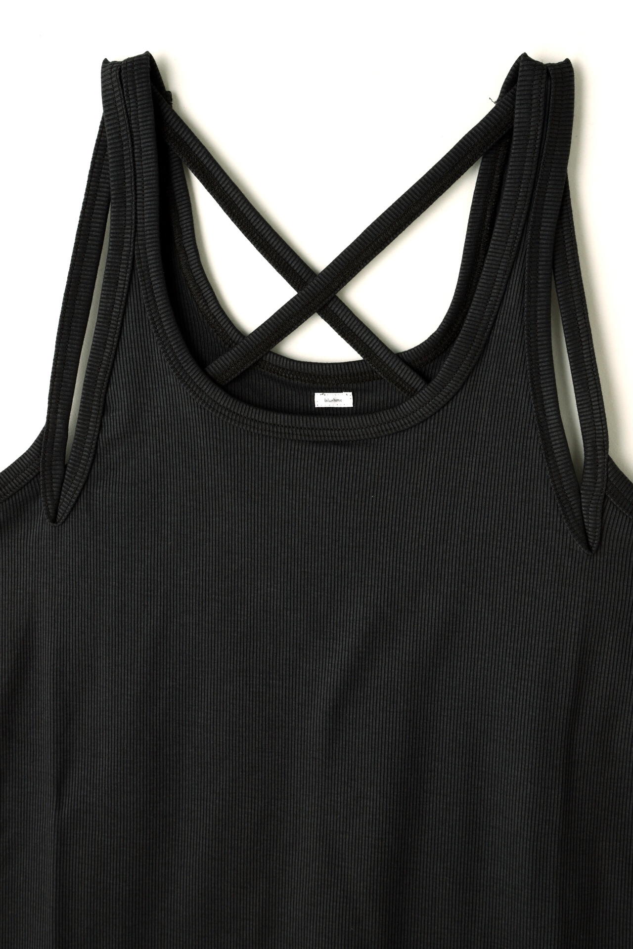 blurhms / LYOCELL-COTTON RIB DOBLE STRAP TANKTOP
