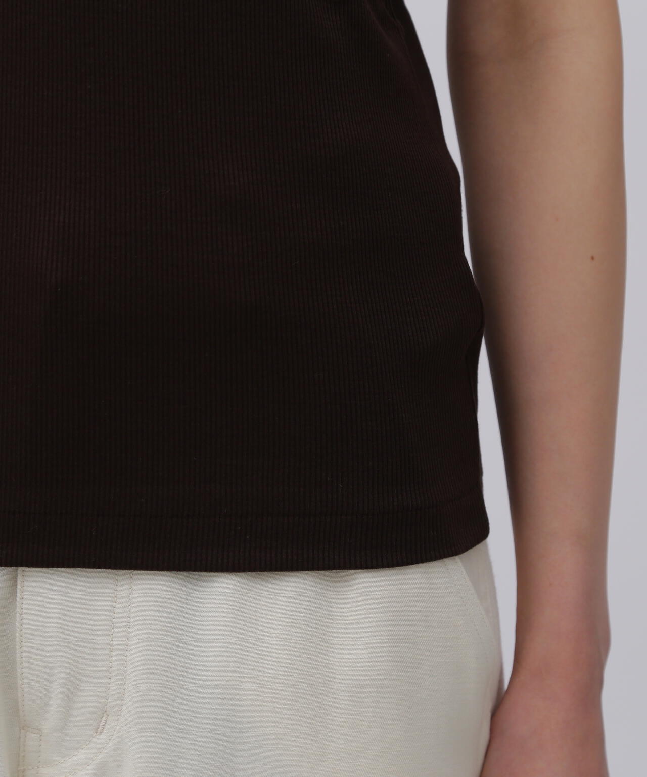 blurhms / LYOCELL-COTTON RIB DOBLE STRAP TANKTOP