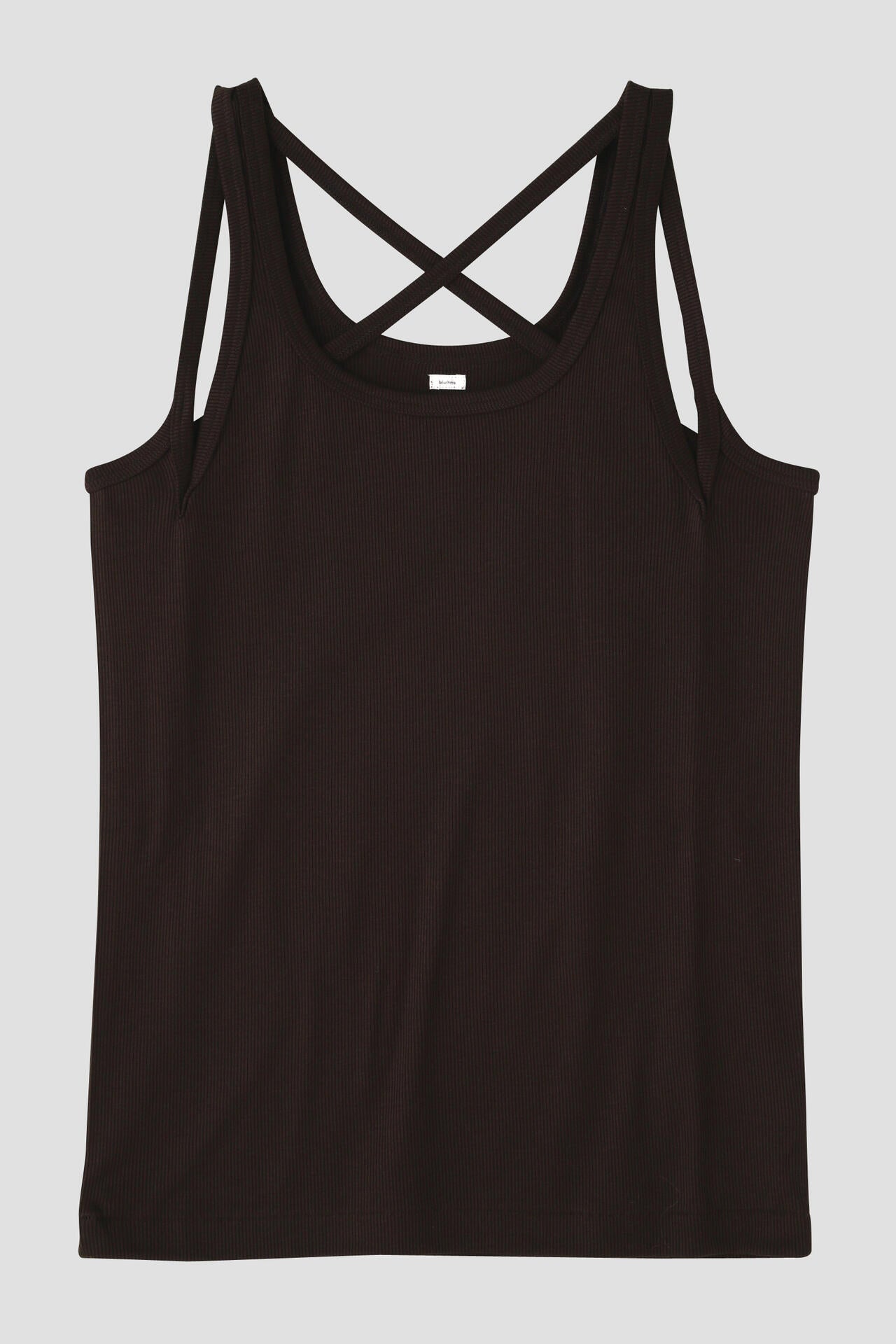 blurhms / LYOCELL-COTTON RIB DOBLE STRAP TANKTOP