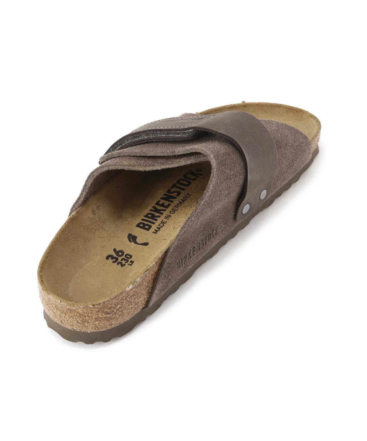 BIRKENSTOCK / KYOTO LENB/LEVE CONCRETE GRAY NARROW WOMEN