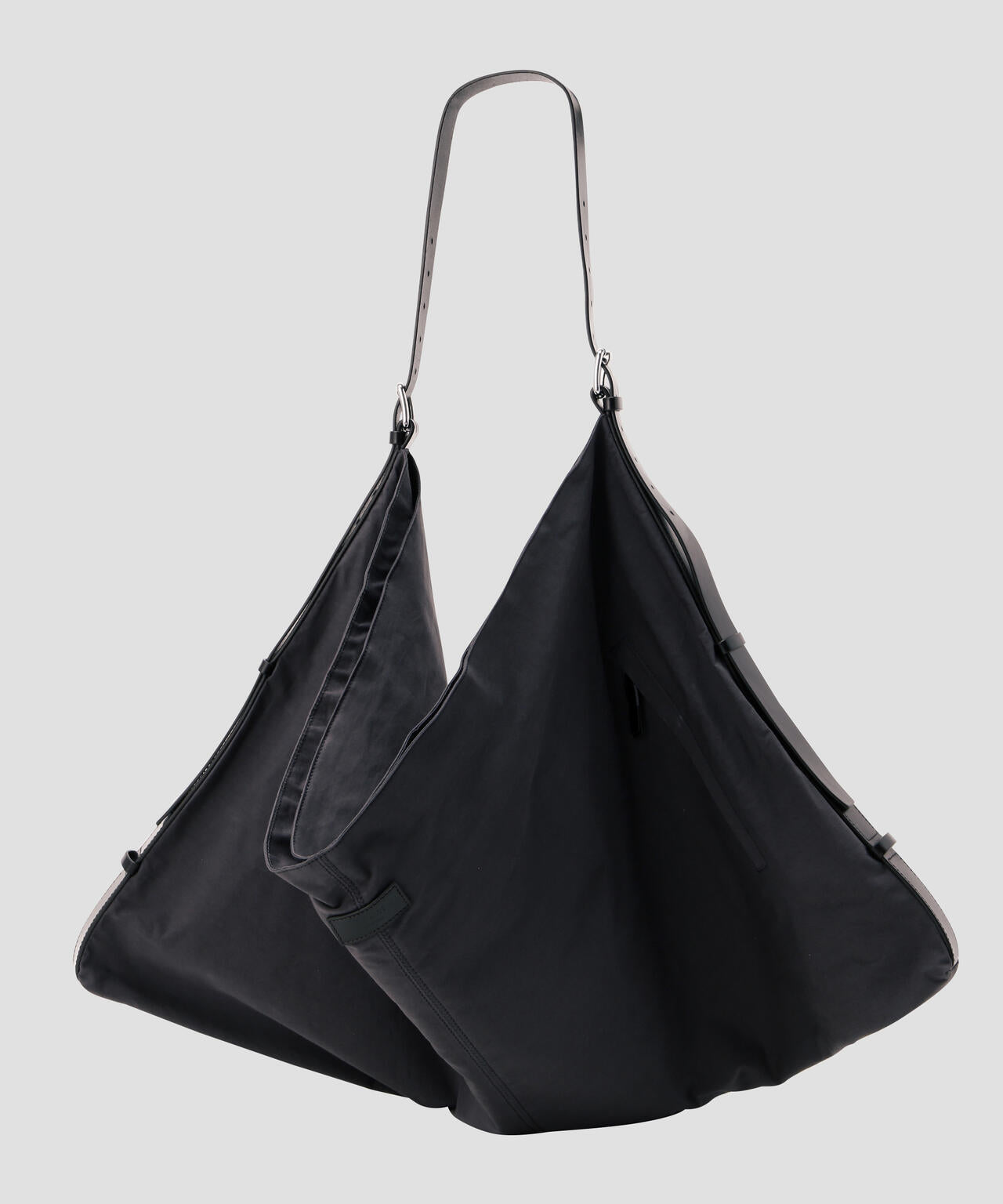 LEMAIRE / WASHED COTTON BACHETTE FLAG HOBO BAG