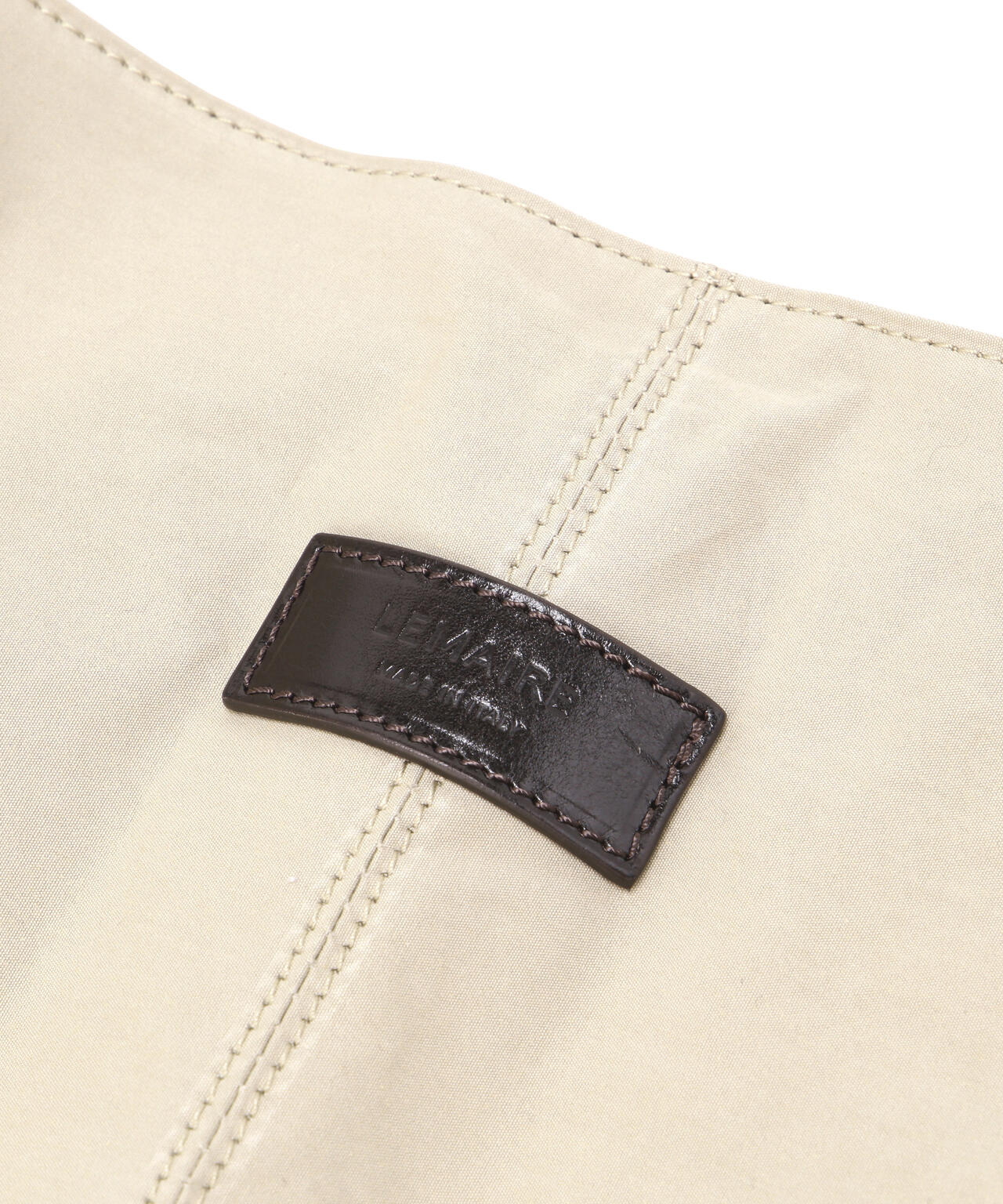 LEMAIRE / WASHED COTTON BACHETTE FLAG HOBO BAG