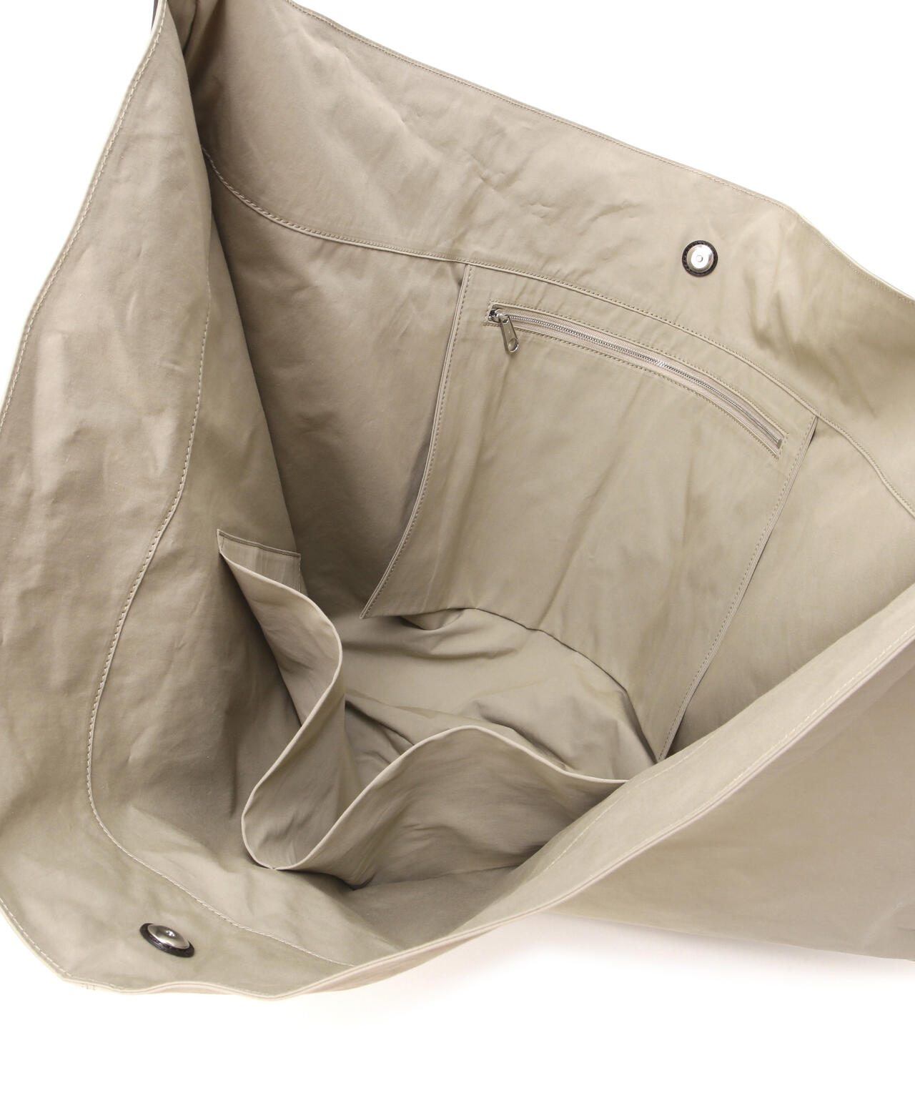 LEMAIRE / WASHED COTTON BACHETTE FLAG HOBO BAG