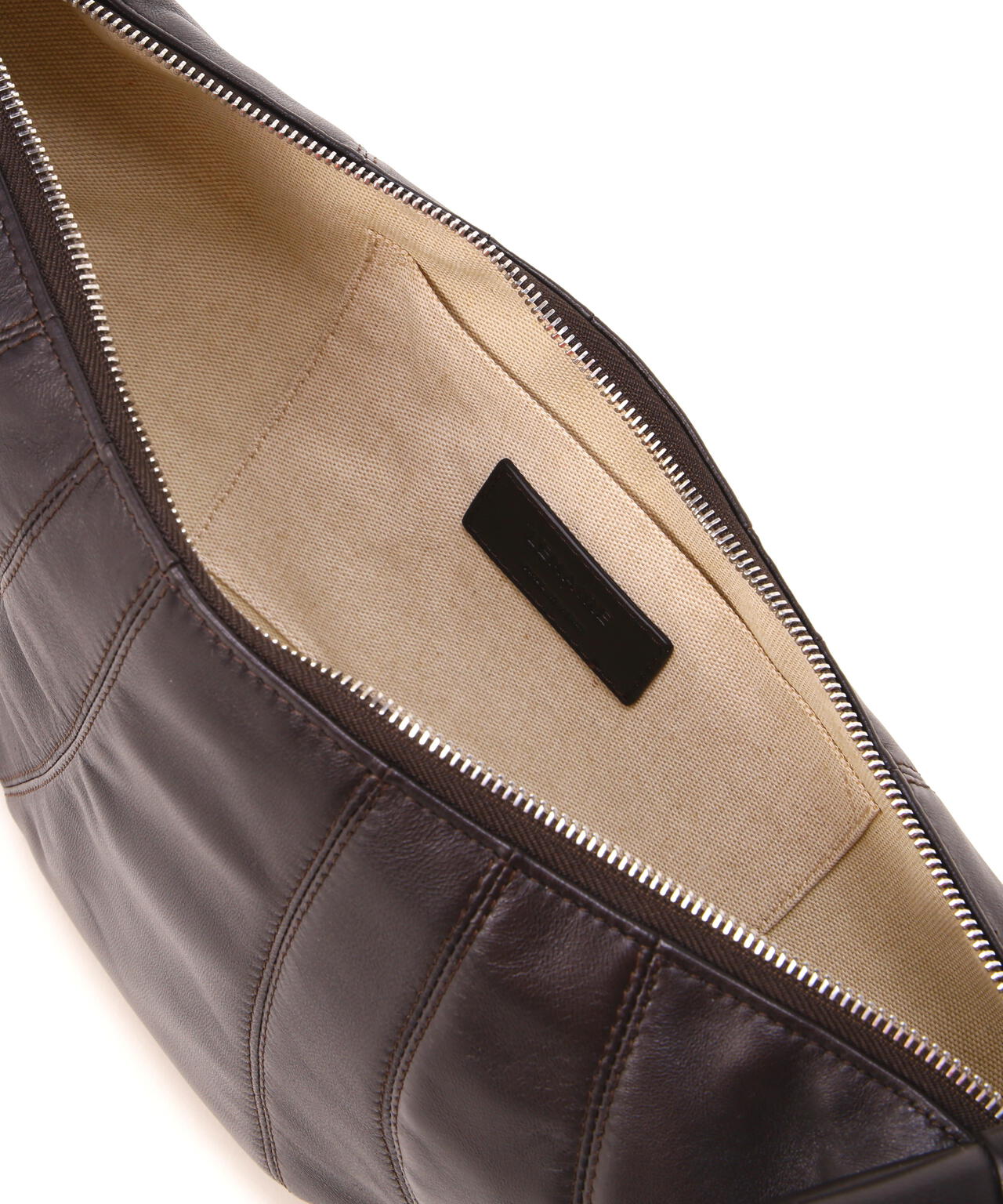LEMAIRE / SOFT NAPPA LEATHER PEARLS MEDIUM CROISSANT BAG
