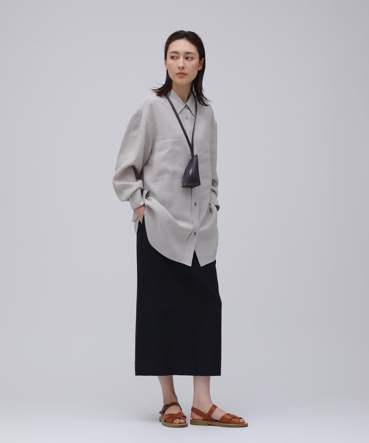 STUDIO NICHOLSON / PALMELLATO LEATHER POUCH