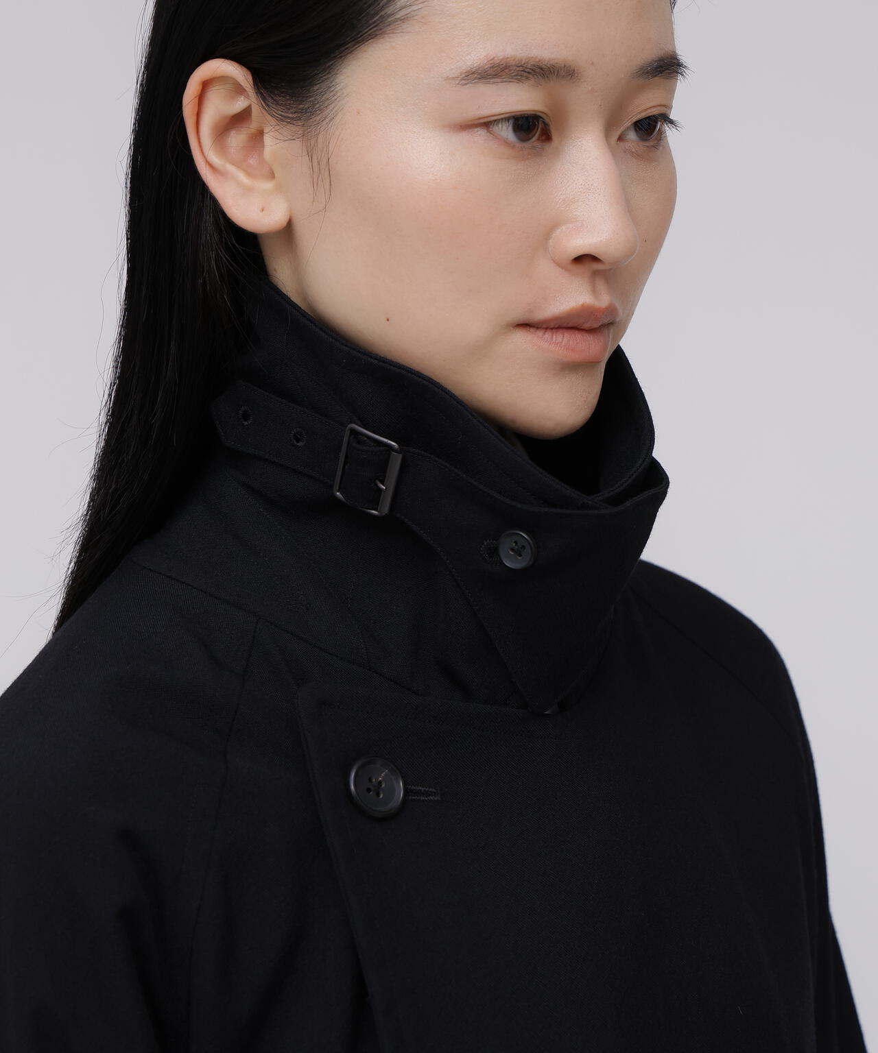 blurhms / WOOL GABARDINE TRENCH COAT