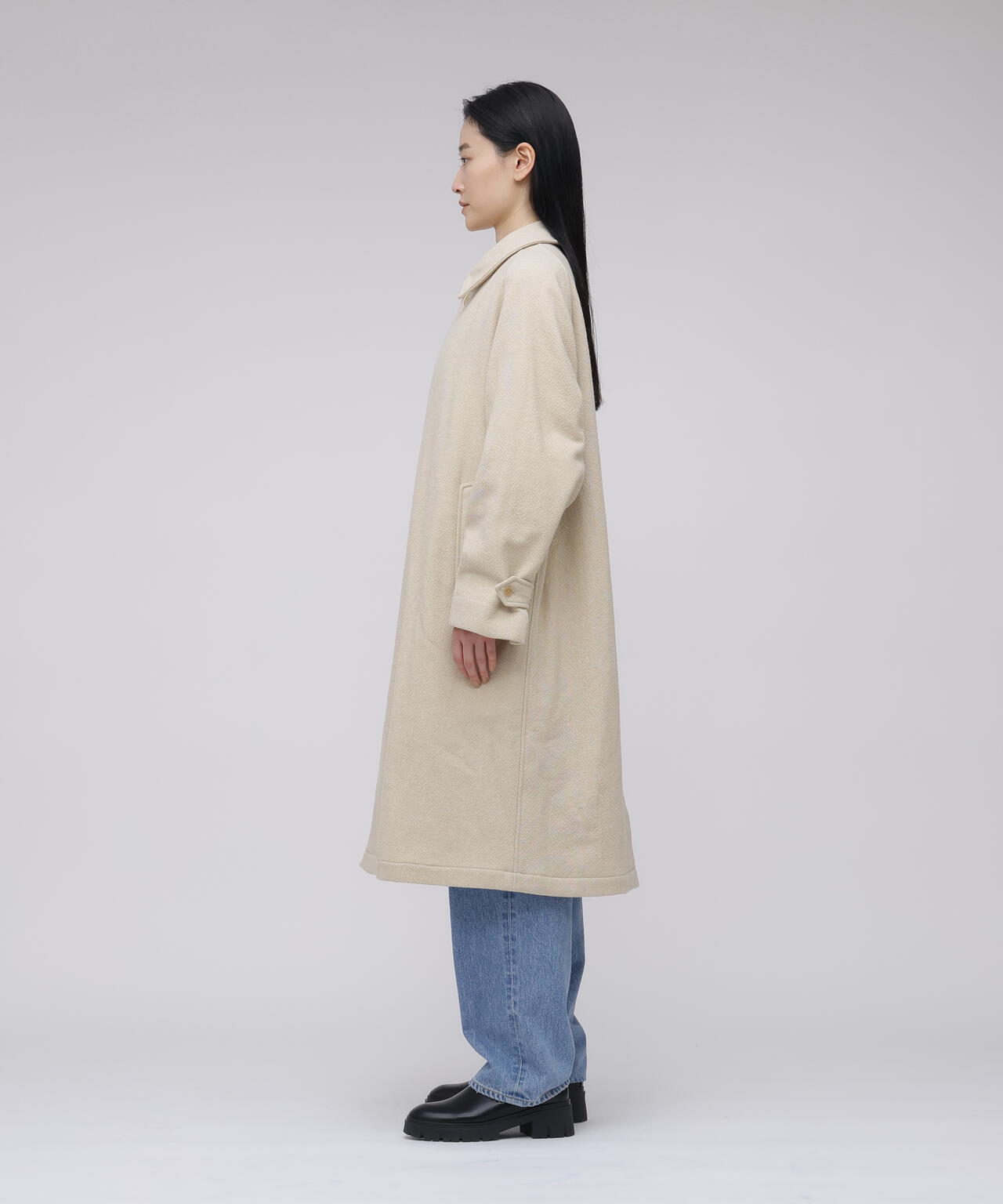 blurhms / CLASSIC WOOL BALMACAAN COAT