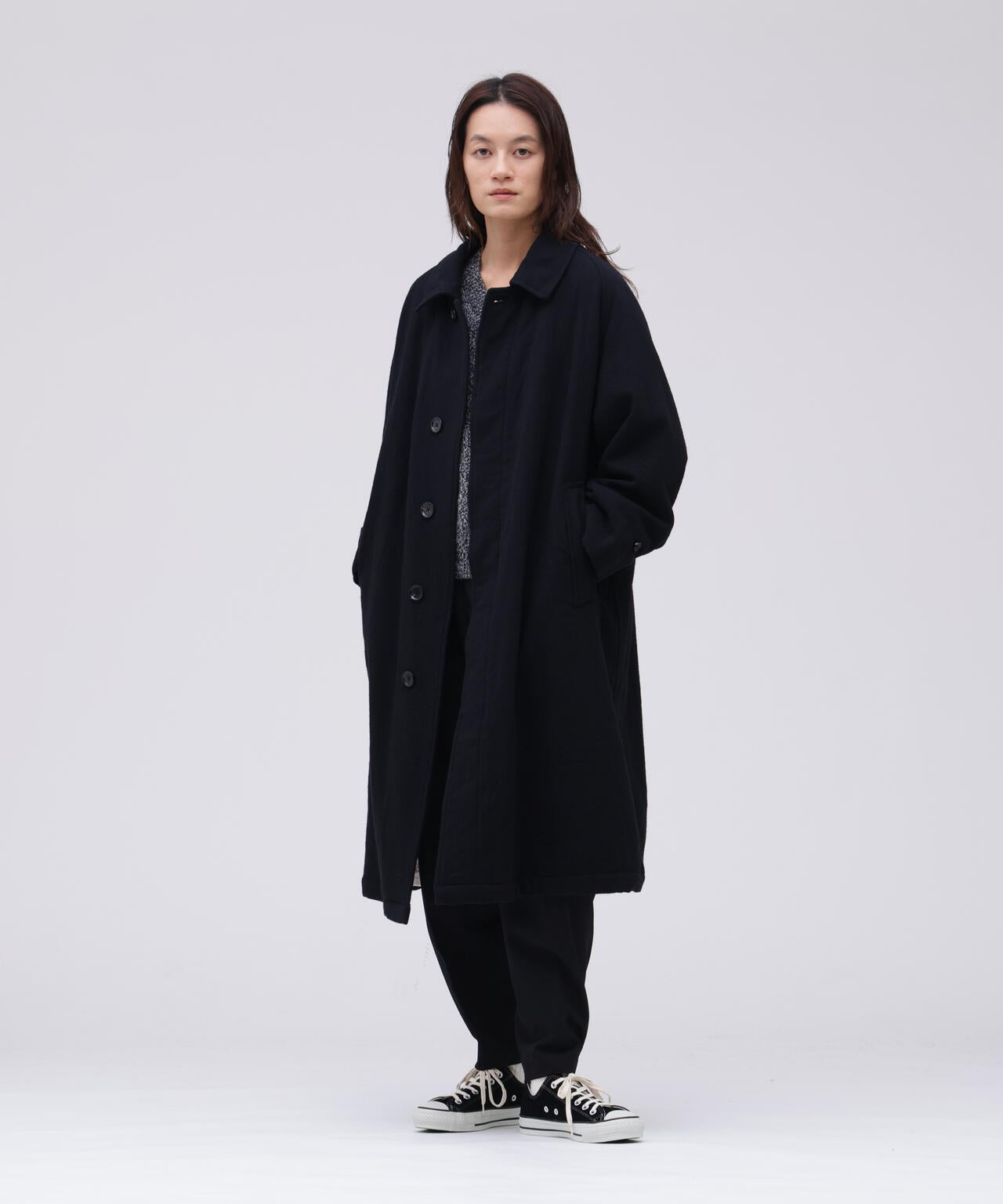 blurhms / CLASSIC WOOL BALMACAAN COAT