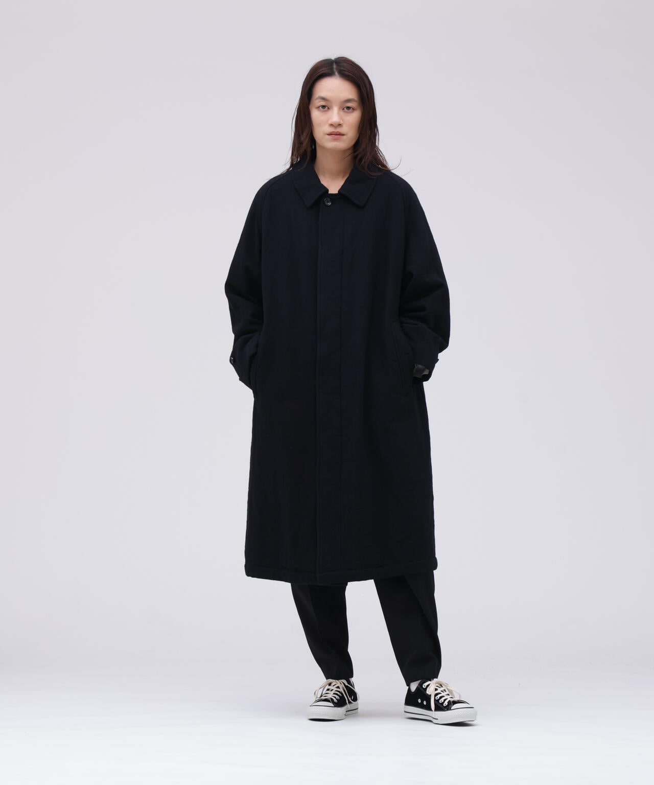 blurhms / CLASSIC WOOL BALMACAAN COAT