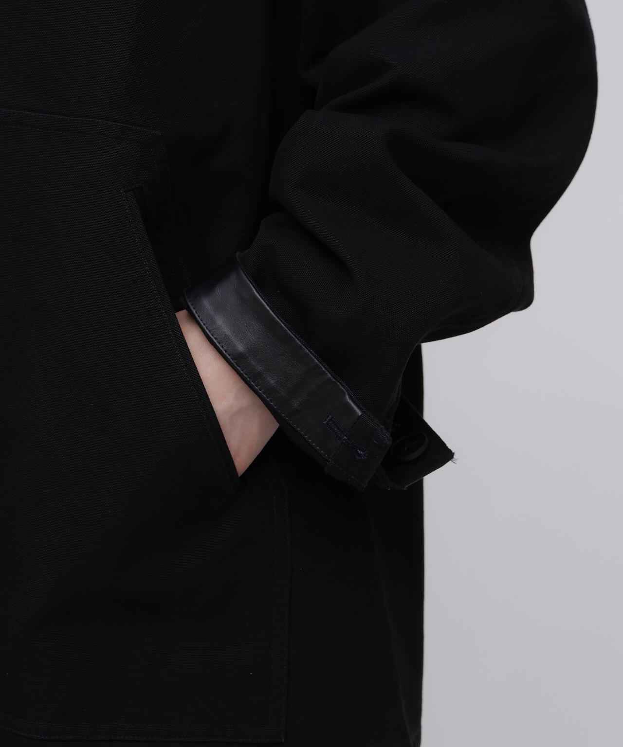 STUDIO NICHOLSON / G-DYED HEAVY CANVAS DOUBLE POCKET CHORE JACKET