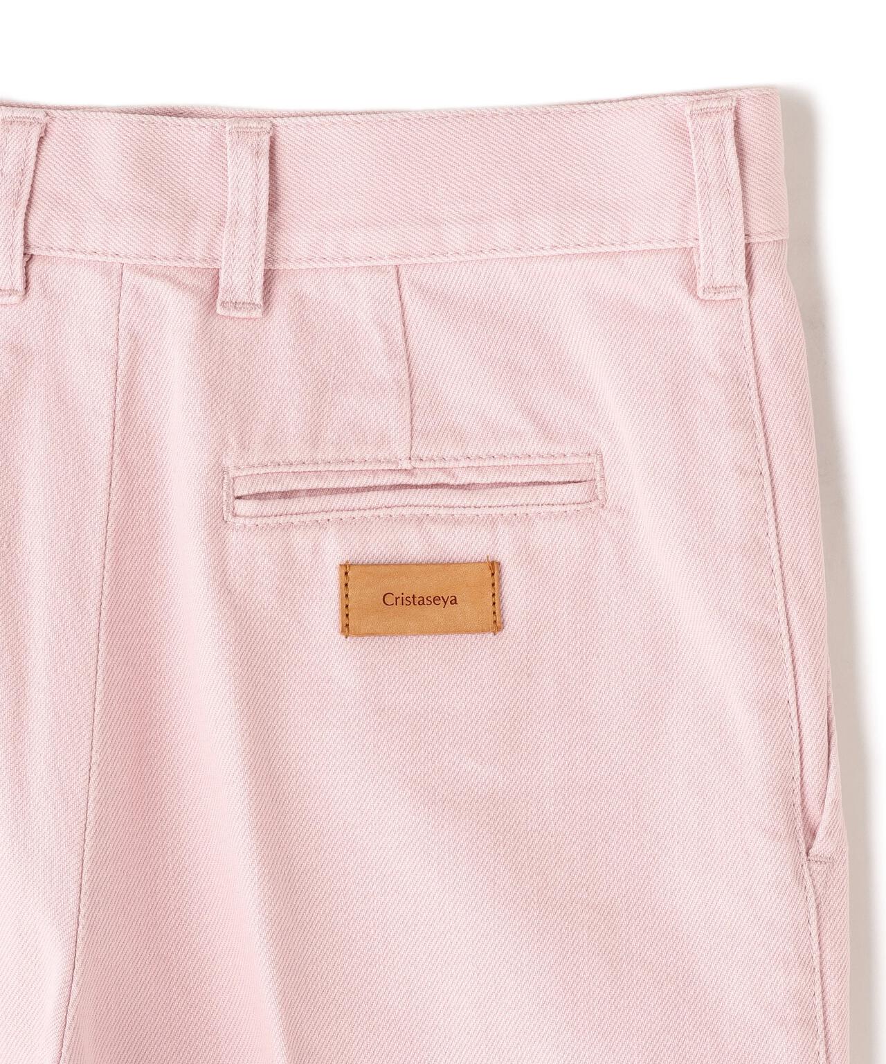 Cristaseya / PLEATED DENIM TROUSERS