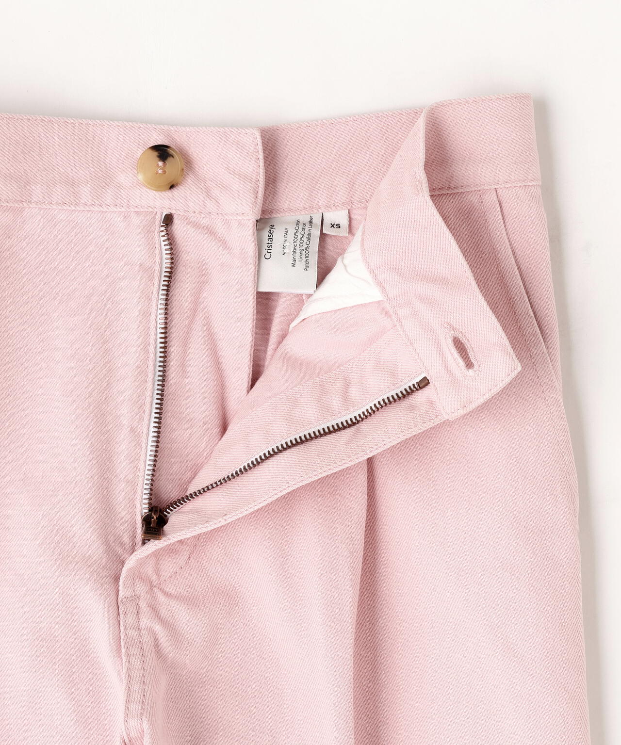 Cristaseya / PLEATED DENIM TROUSERS