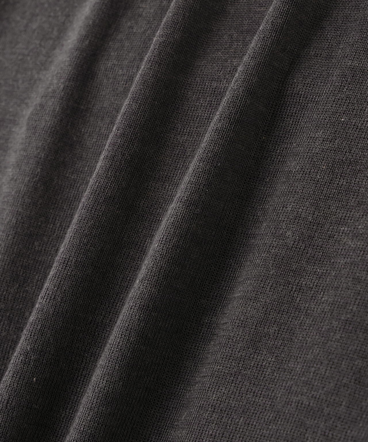 ATON / TENCEL SILK CIRCULER RIB TURTLENECK SWEATER