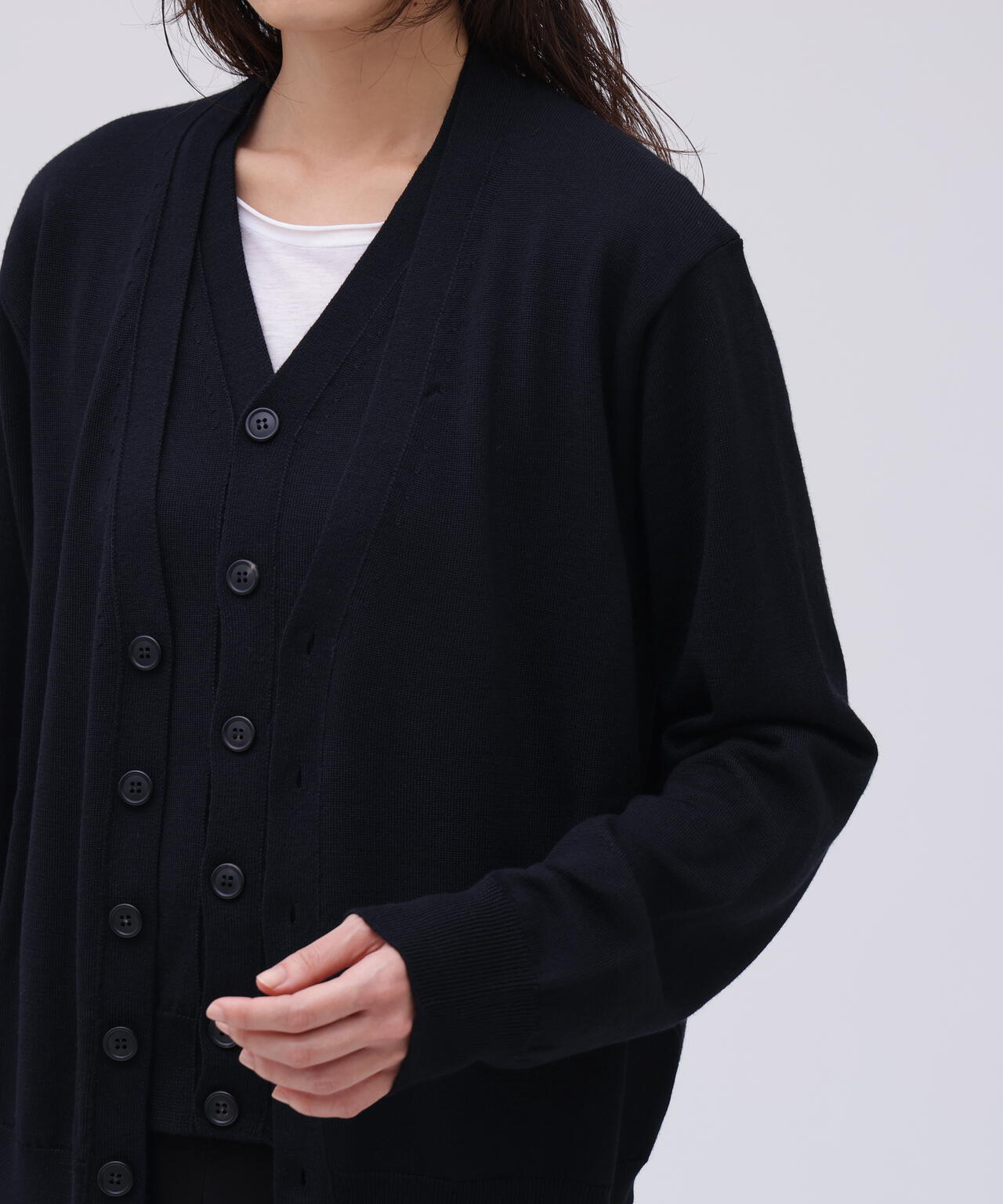 Cristaseya / DOUBLE CARDIGAN
