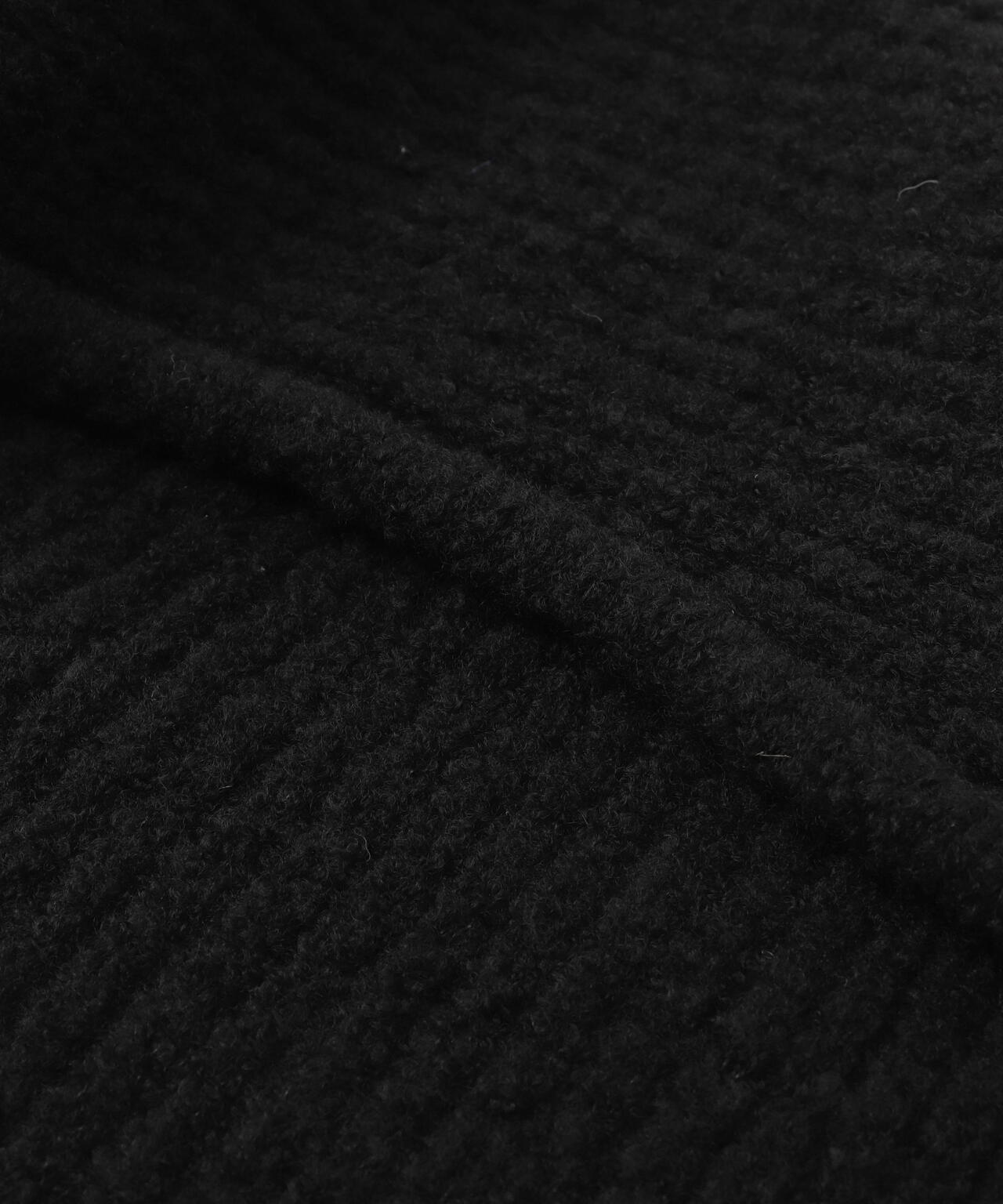 KIJIMA TAKAYUKI / BOUCLE KNIT HOODED SCARF