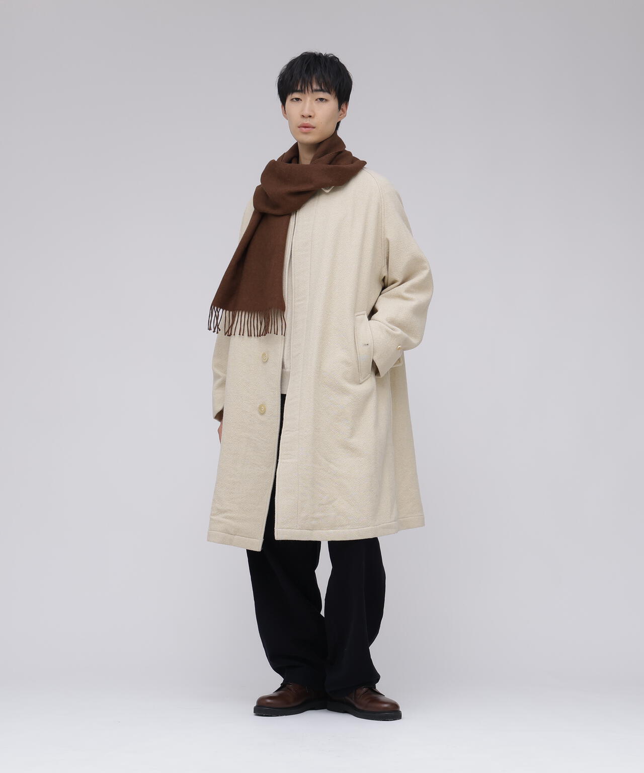 THE INOUE BROTHERS / BRUSHED SCARF