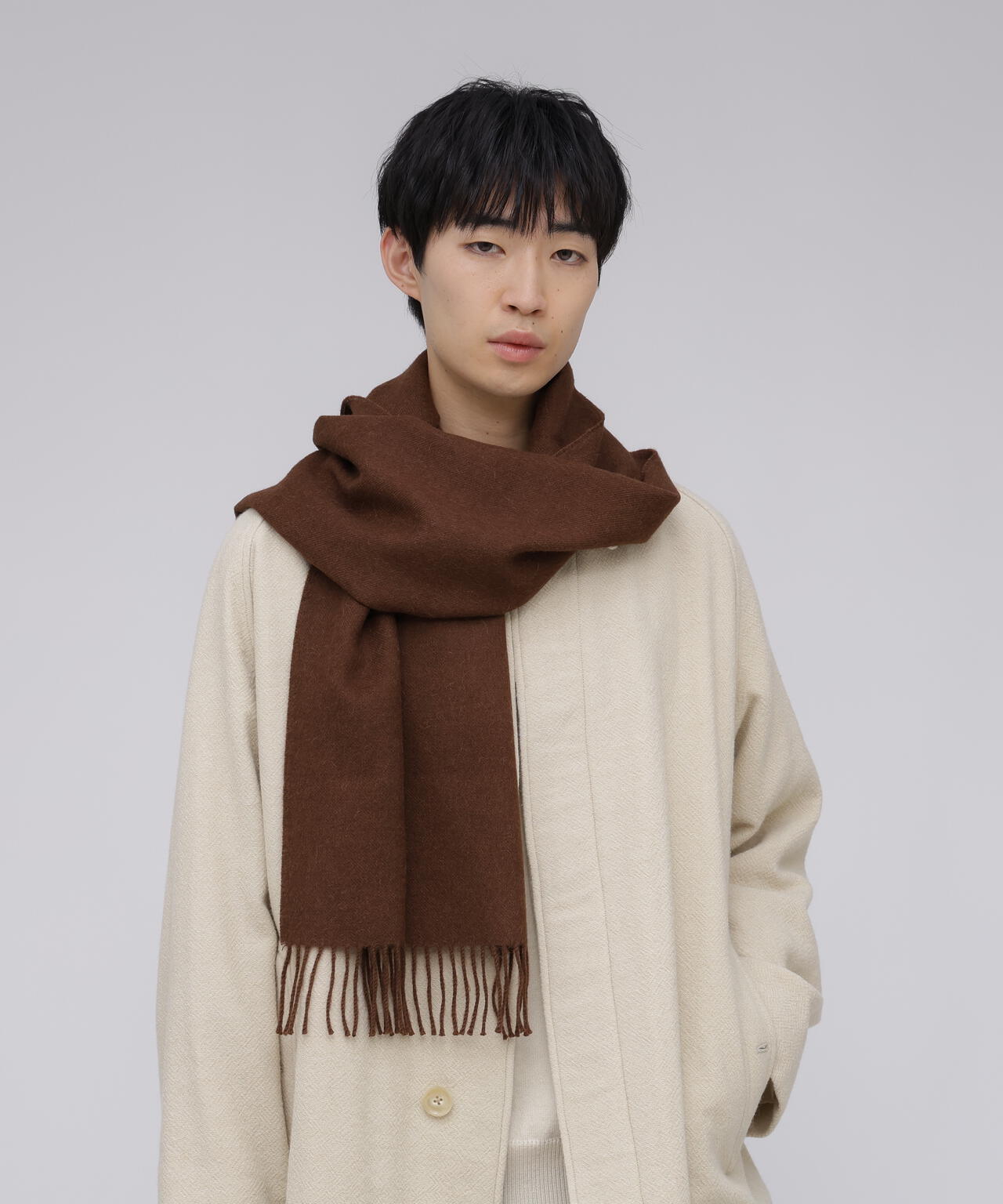 THE INOUE BROTHERS / BRUSHED SCARF